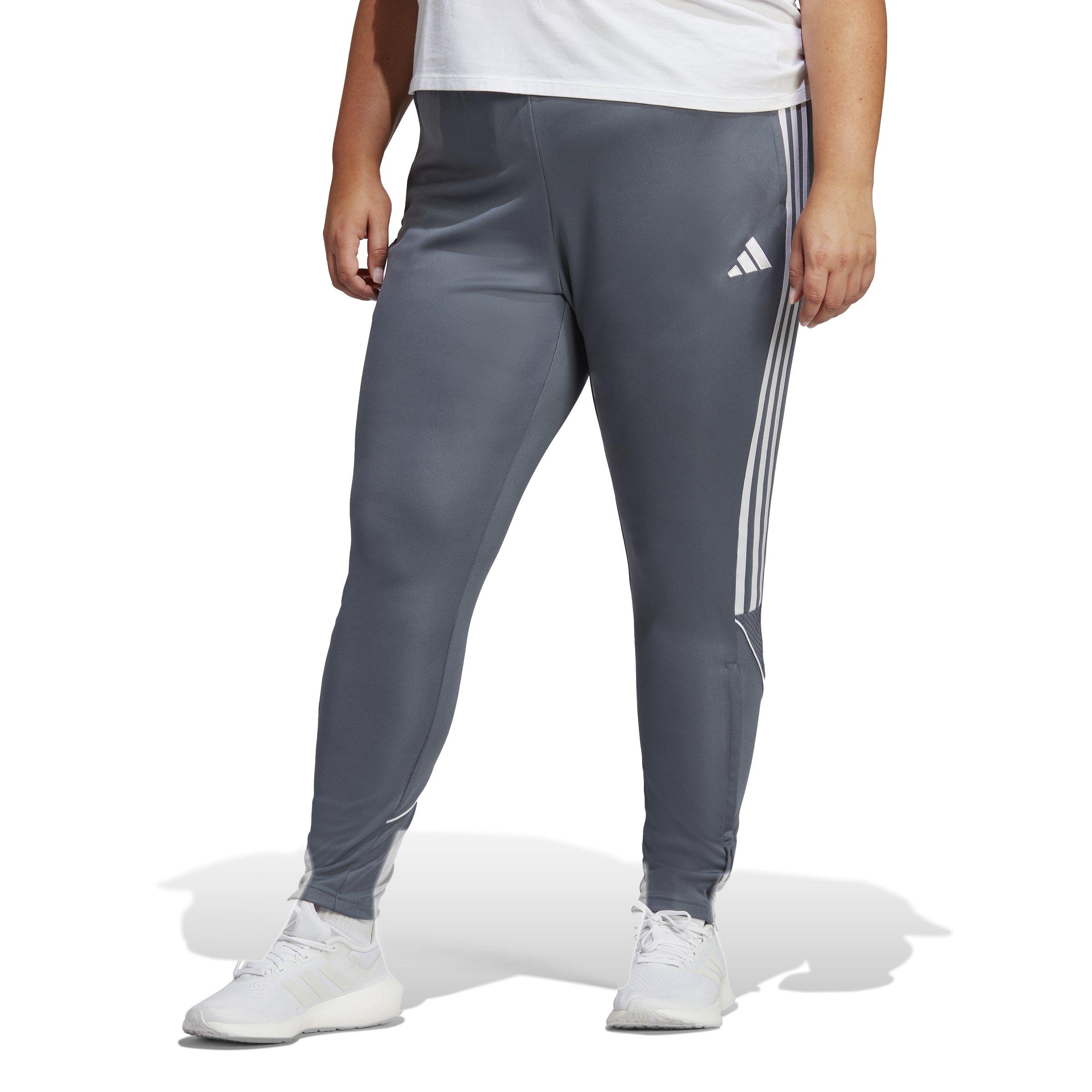 adidas Tiro Pants Womens Plus AeroReady Soccer Training Leg Black White 2X  or 4X