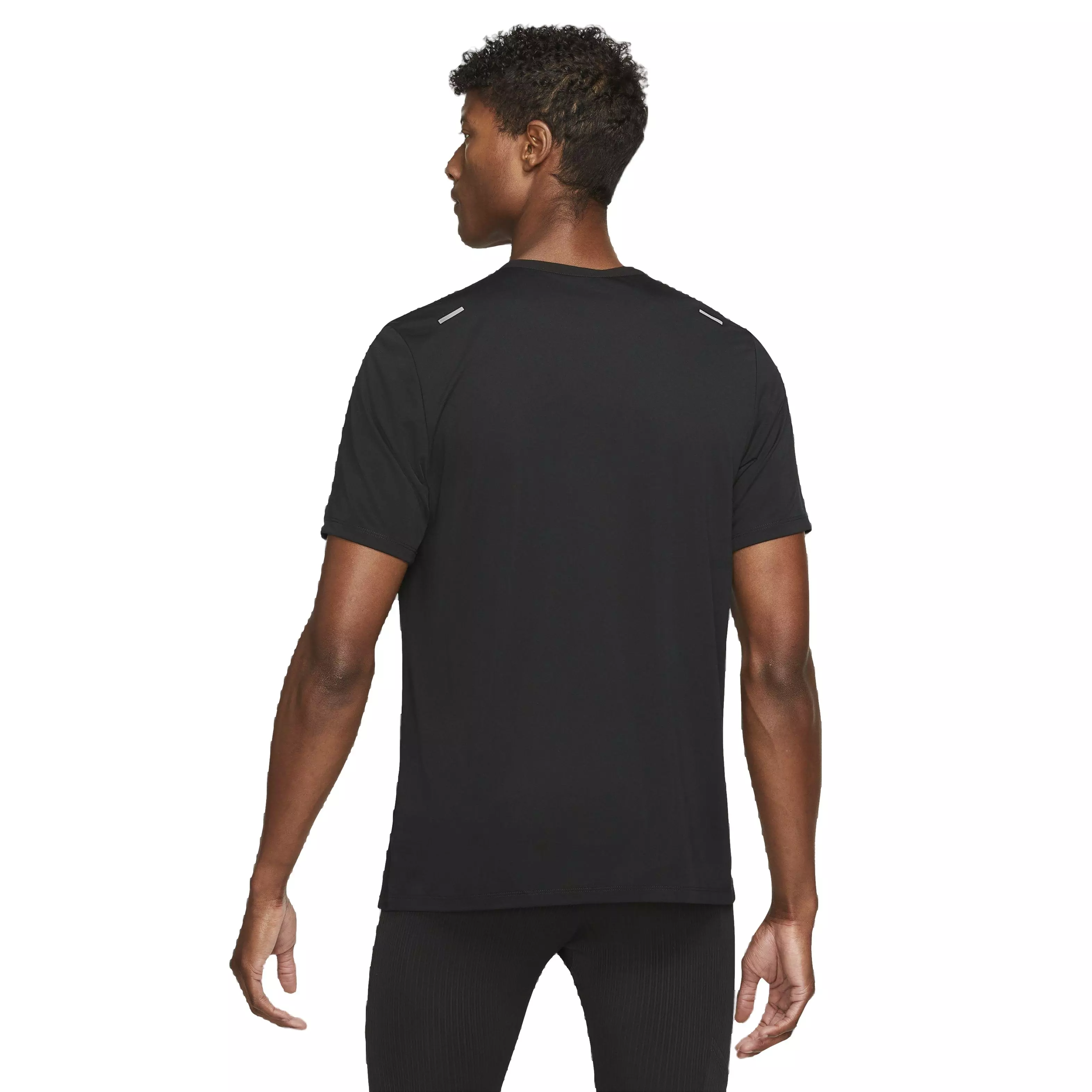 Nike Men's Dri-FIT Short Sleeve Rise 365 Running Top - BLACK