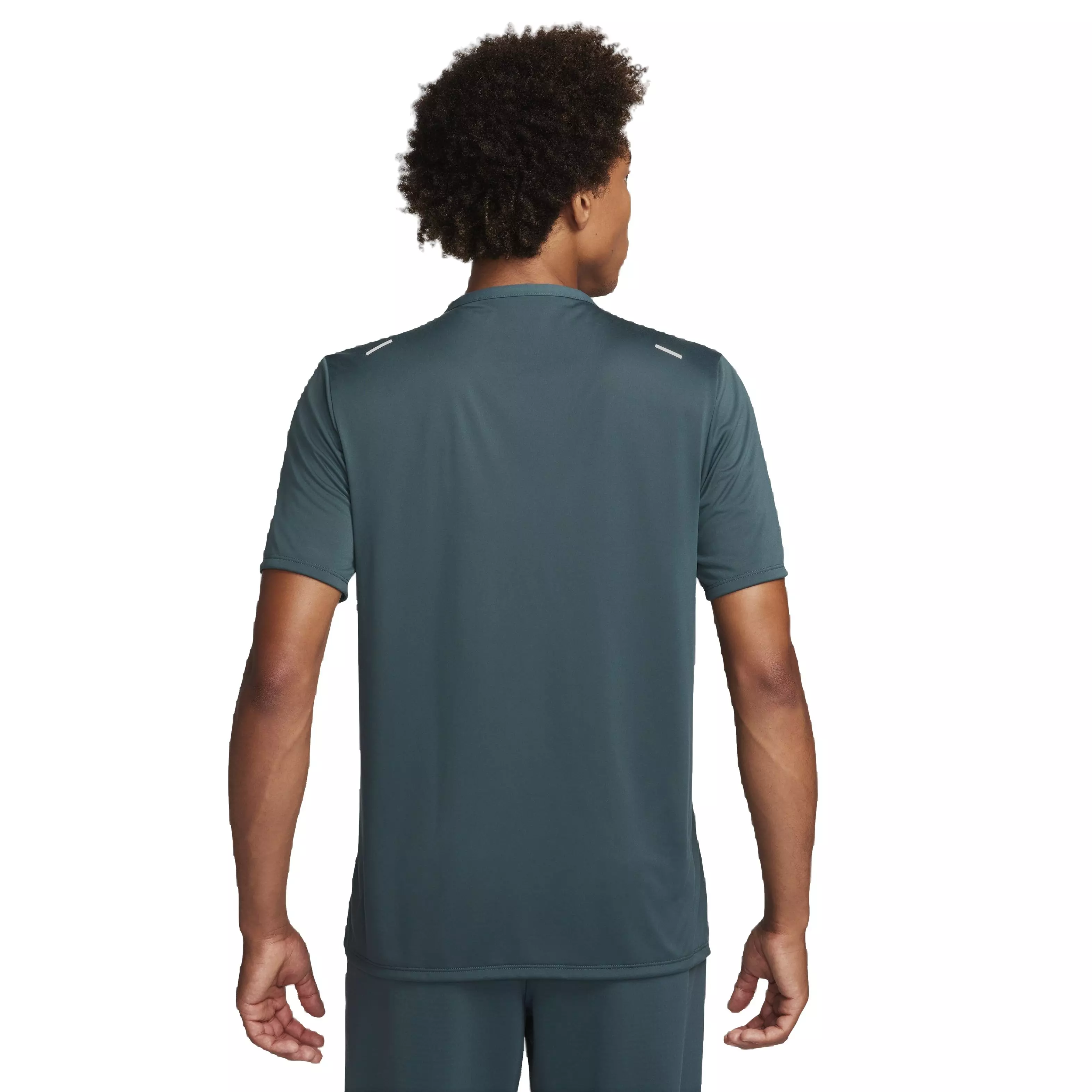 Nike Men's Dri-FIT Short Sleeve Rise 365 Running Top - GREEN