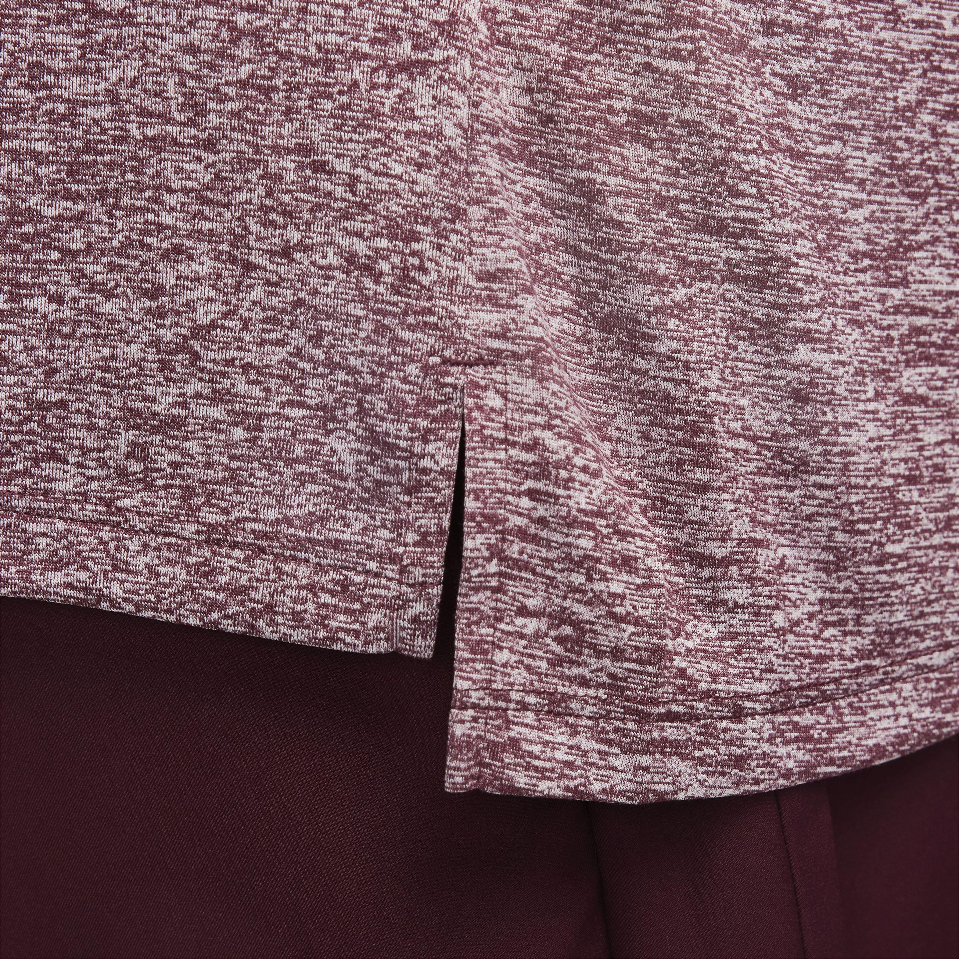 Nike Men's Dri-FIT Short Sleeve Rise 365 Running Top - RED Thumbnail View 4