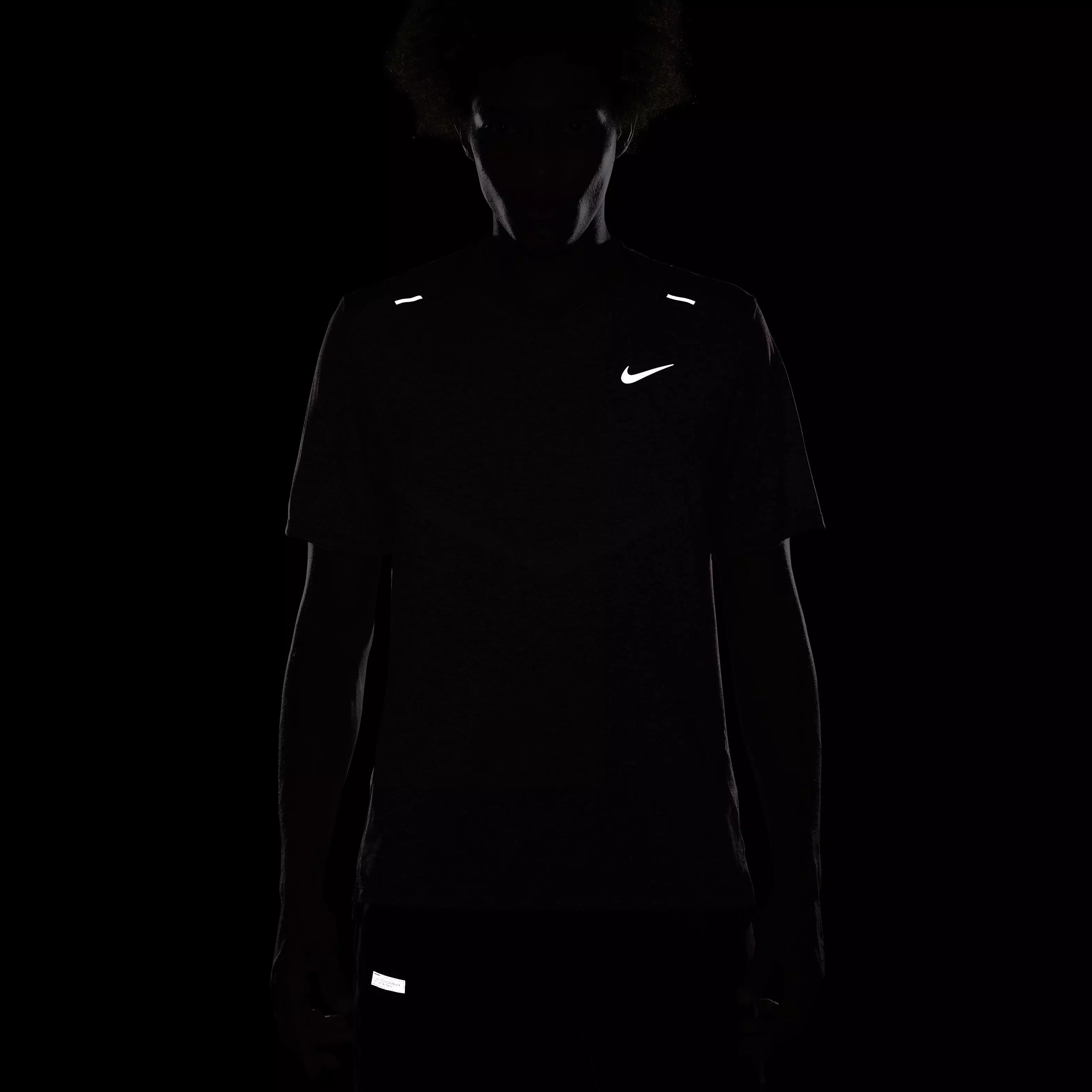 Nike Men's Dri-FIT Short Sleeve Rise 365 Running Top - RED