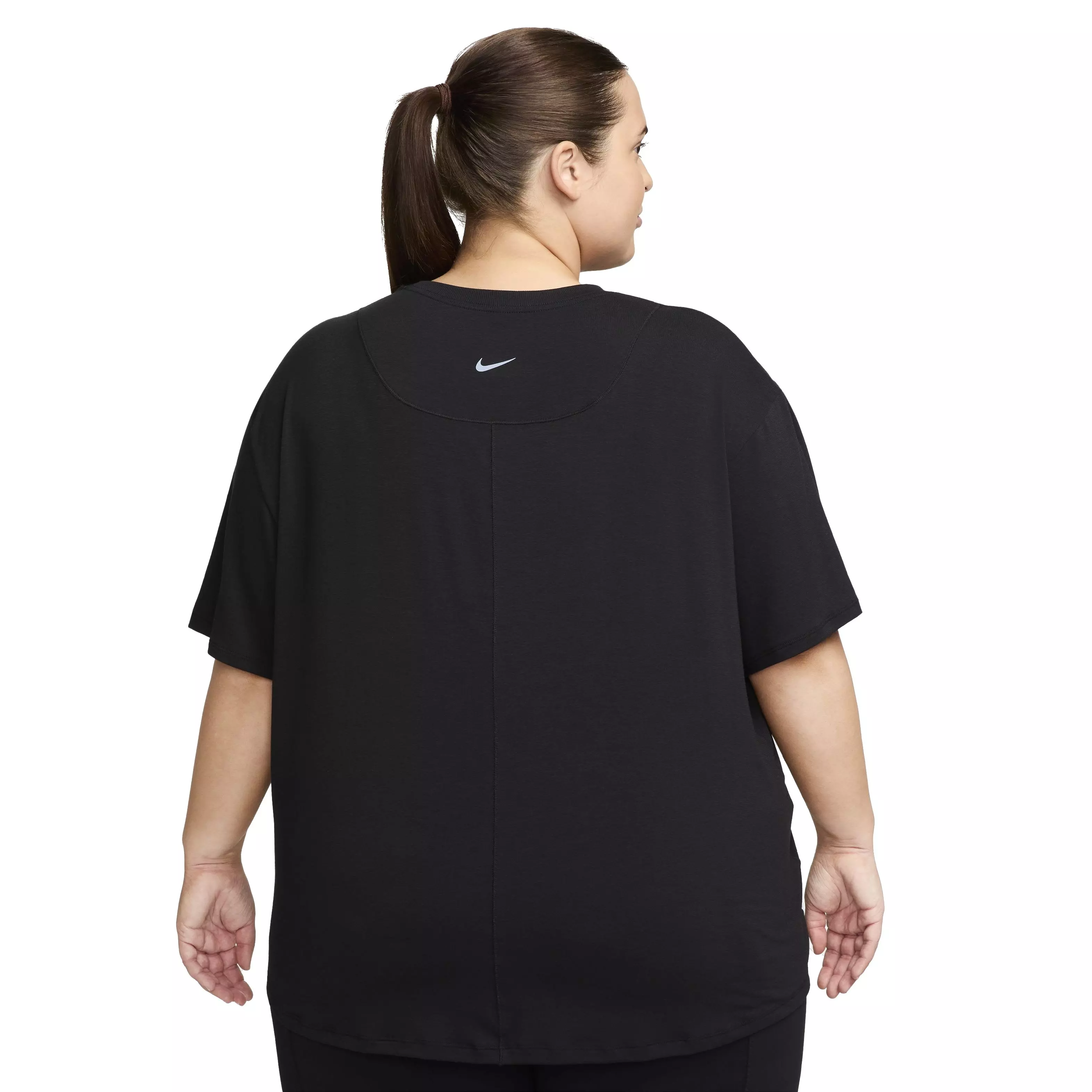 Nike Women's One Relaxed Short Sleeve Dri-FIT Top - BLACK