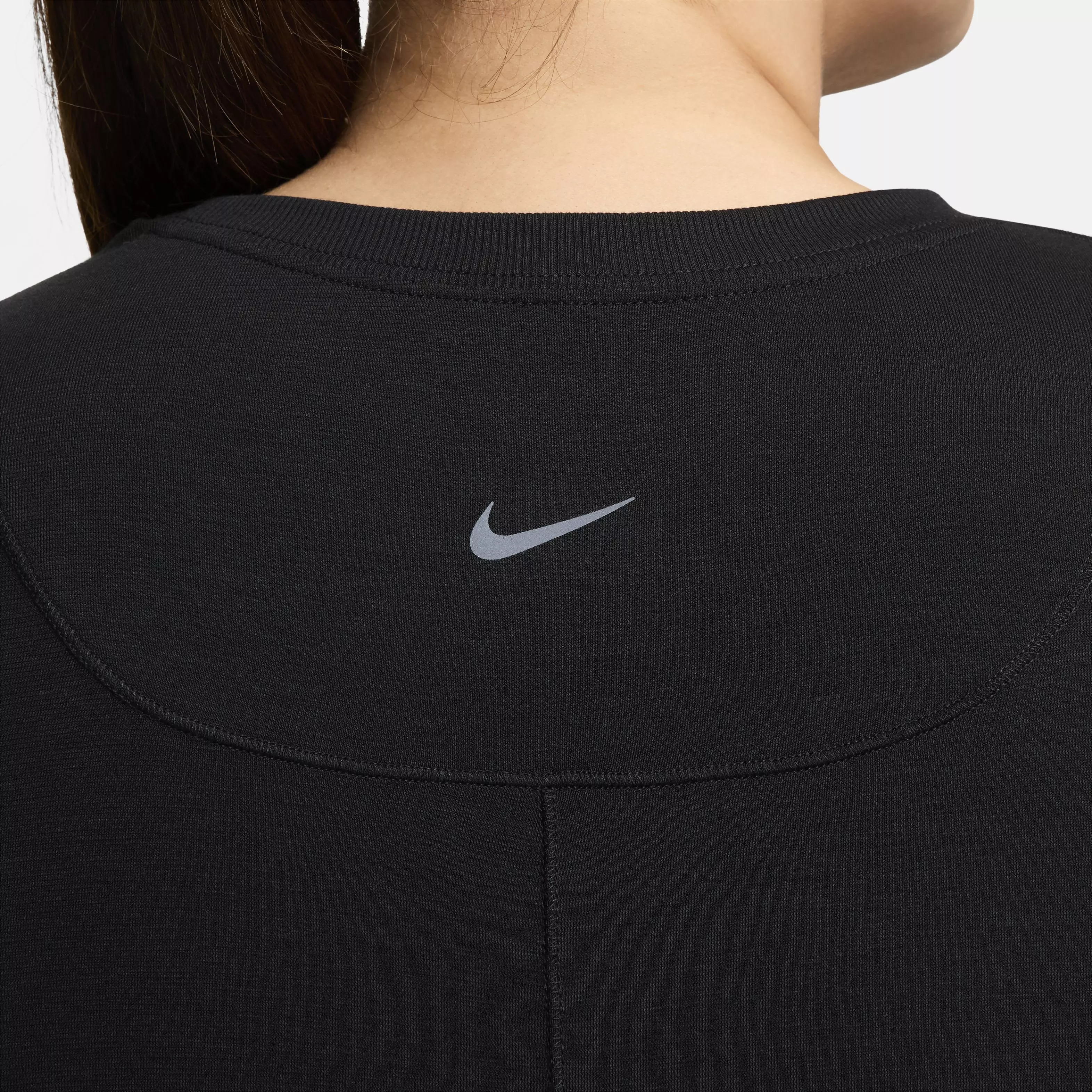 Nike Women's One Relaxed Short Sleeve Dri-FIT Top - BLACK