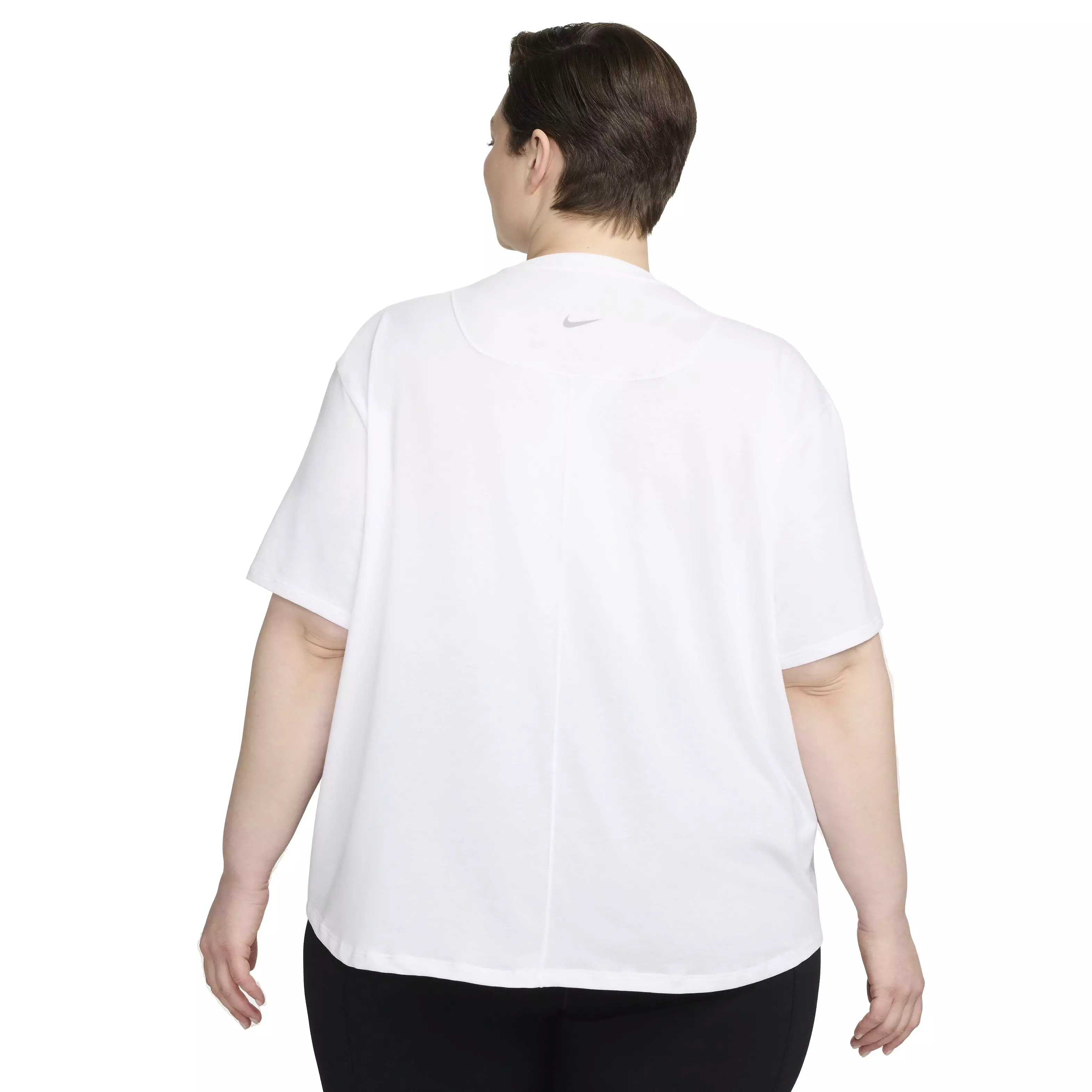 Nike Women's One Relaxed Short Sleeve Dri-FIT Top - WHITE