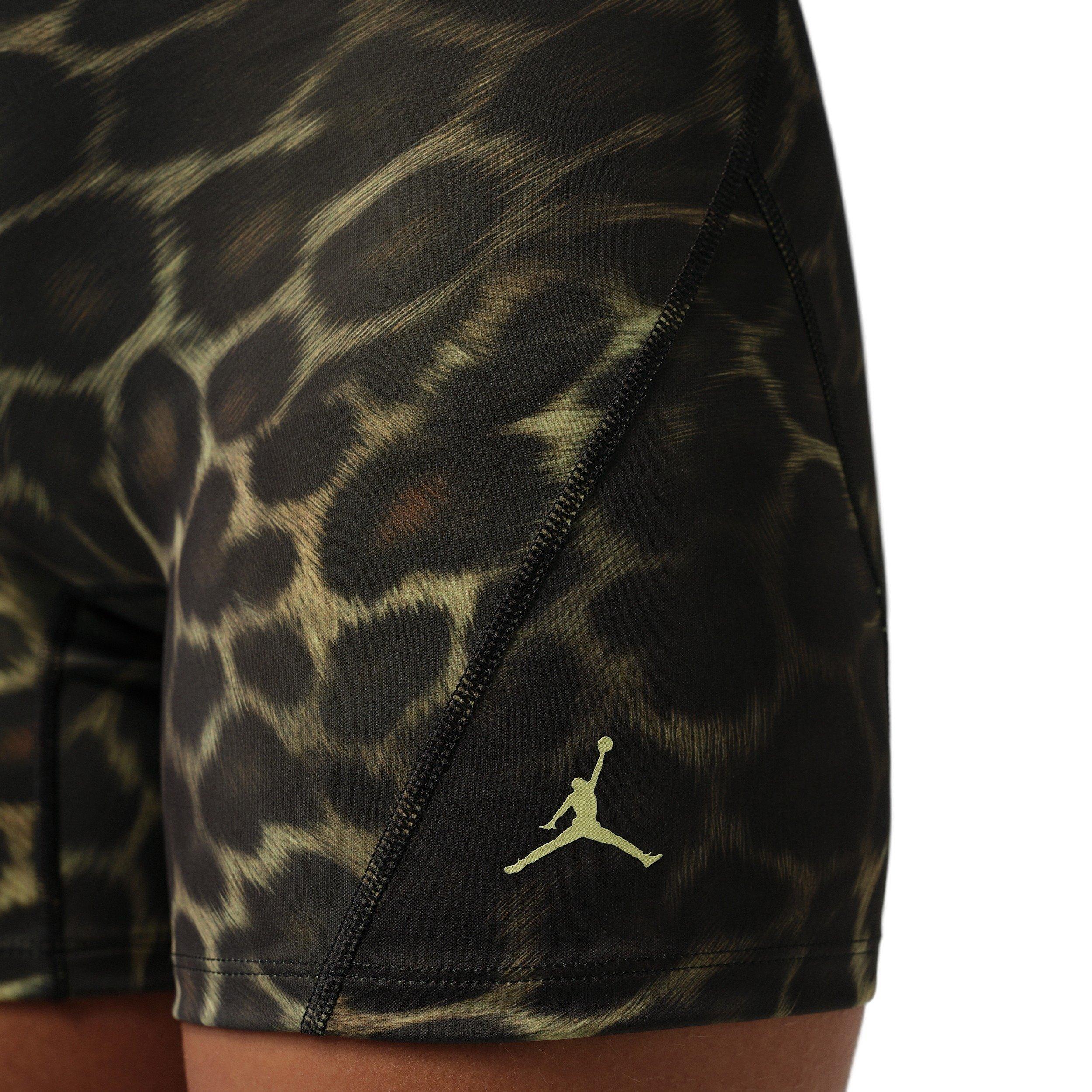 Jordan Women's Sport Dri-FIT High-Waisted 5" AOP Shorts - Green - GREEN Thumbnail View 3