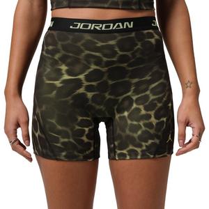 Jordan Women's Sport Dri-FIT High-Waisted 5" AOP Shorts -Green