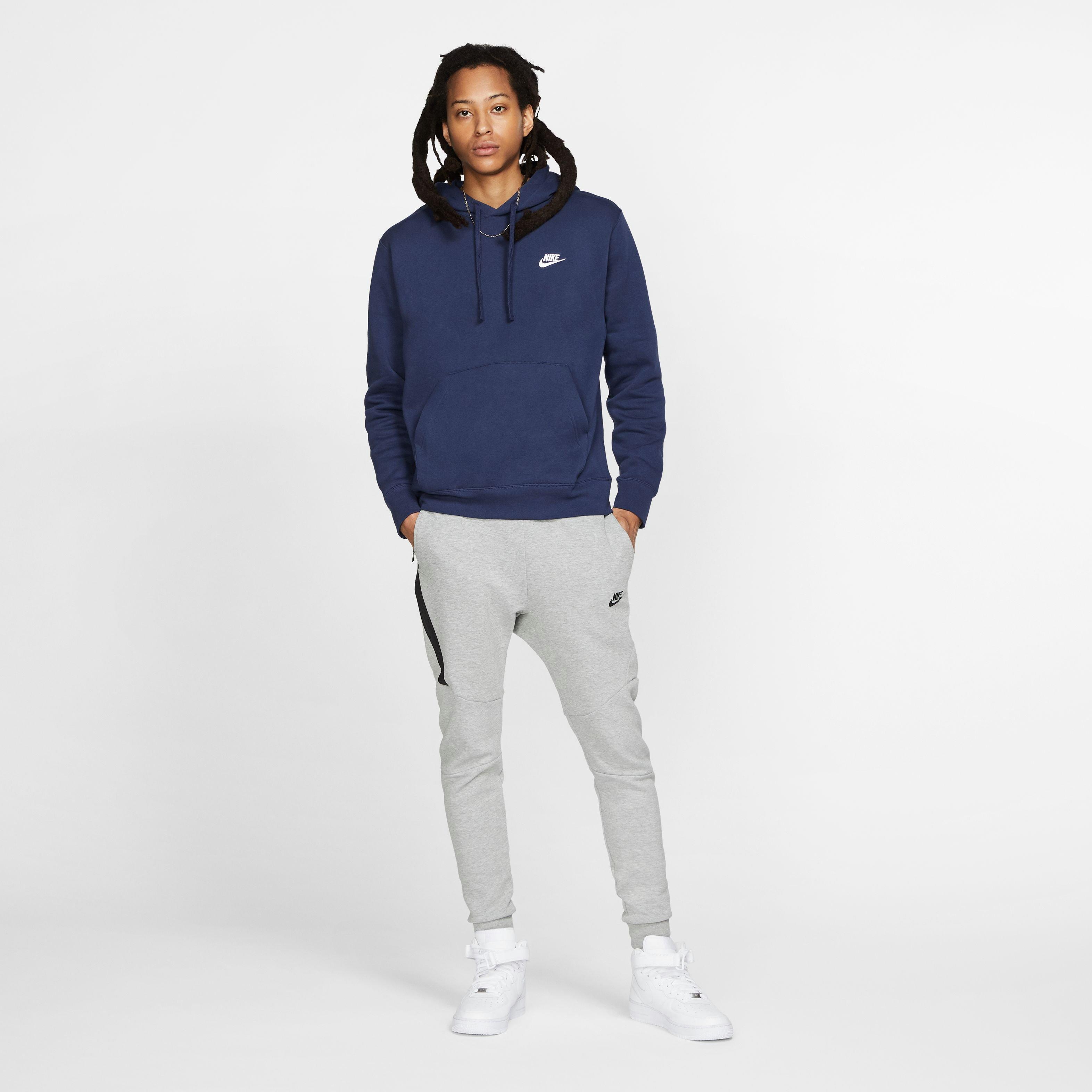 Nike club hoodie midnight navy hot sale