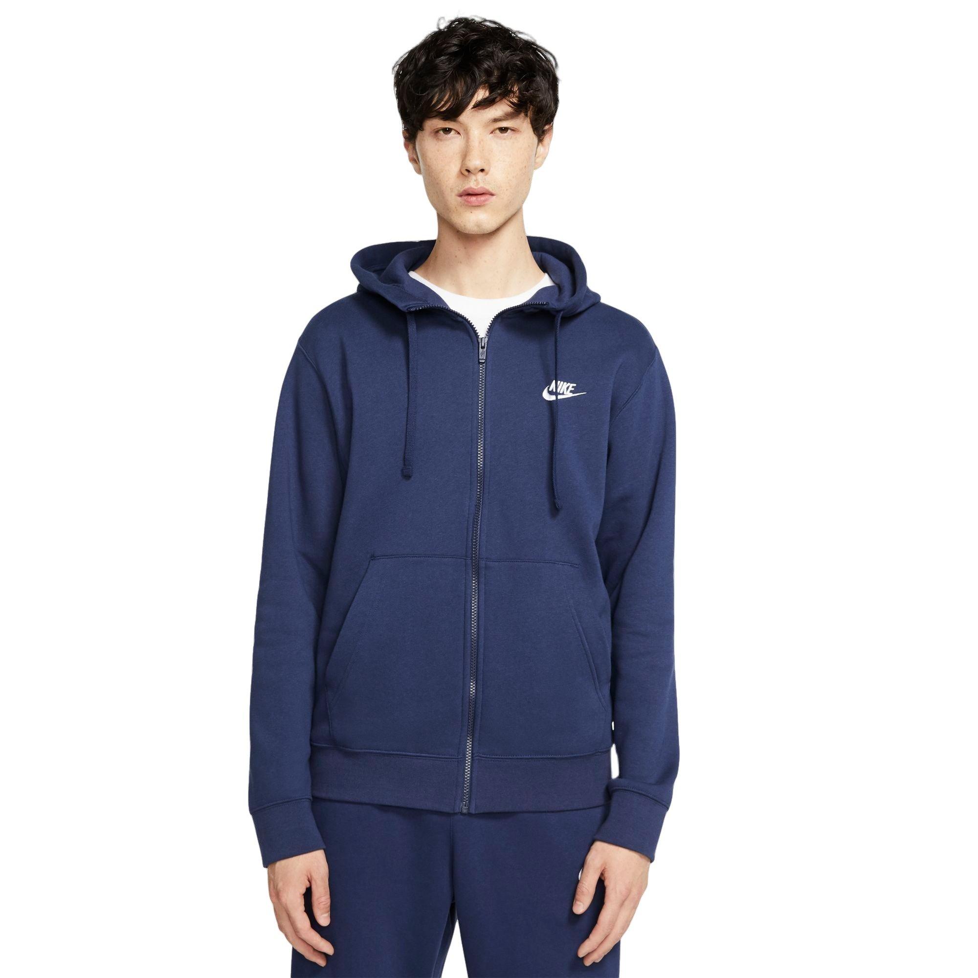 Men's Sportswear Fleece Full-Zip Hoodie-Navy