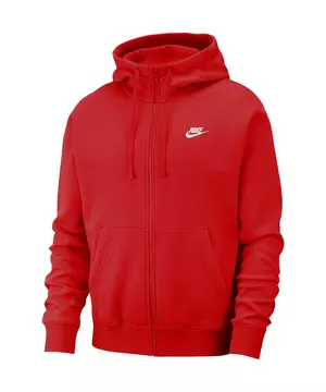 silencio delicadeza Chimenea Nike Men's Sportswear Club Fleece Hoodie-Red