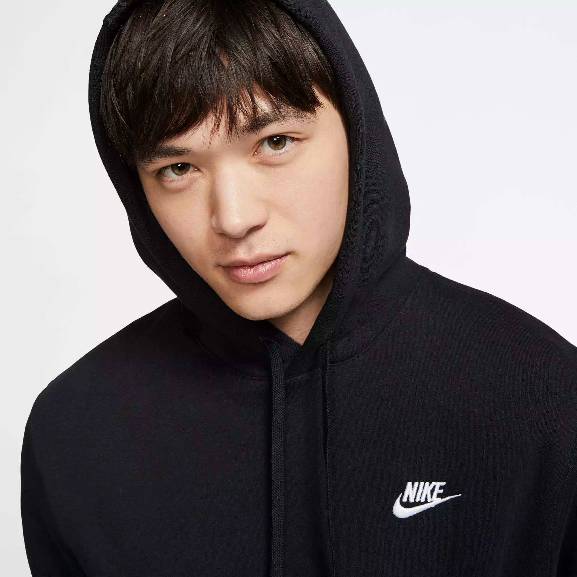 Nike Men's Club Hoodie - BLACK