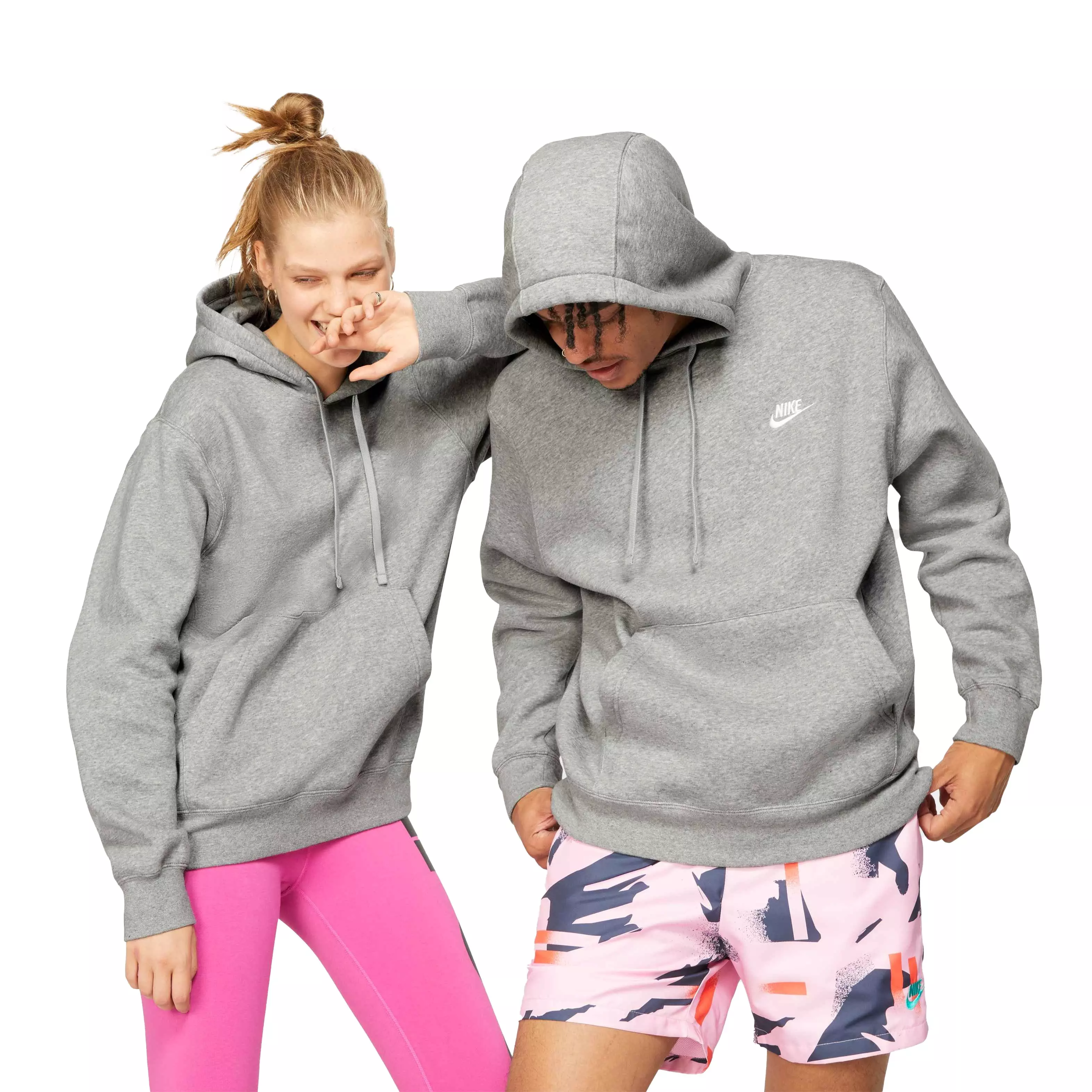 Nike Men's Club Fleece Pullover - GREY