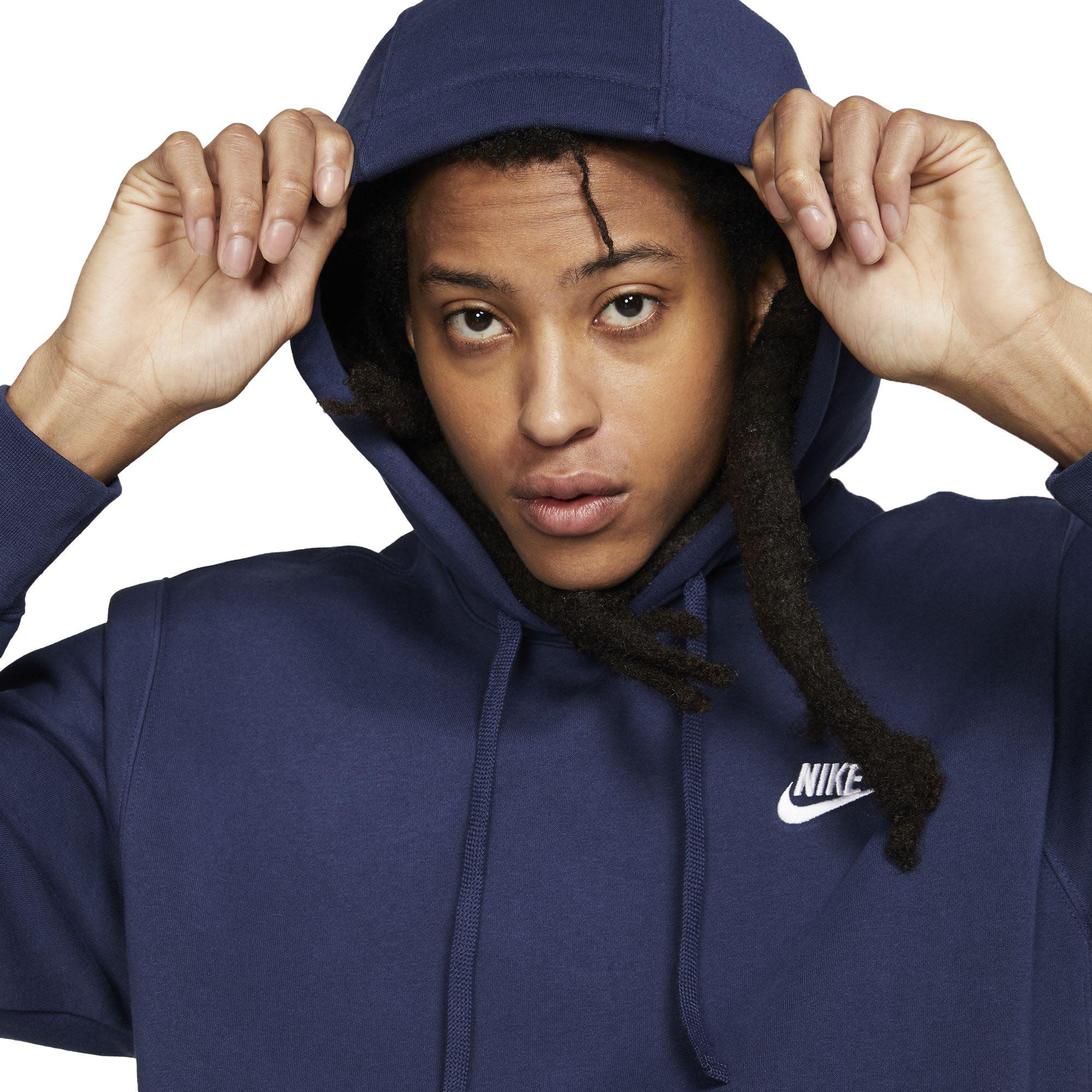 Nike Sportswear Club Fleece Pullover Hoodie Size 3XL (Midnight Navy/Midnight Navy)