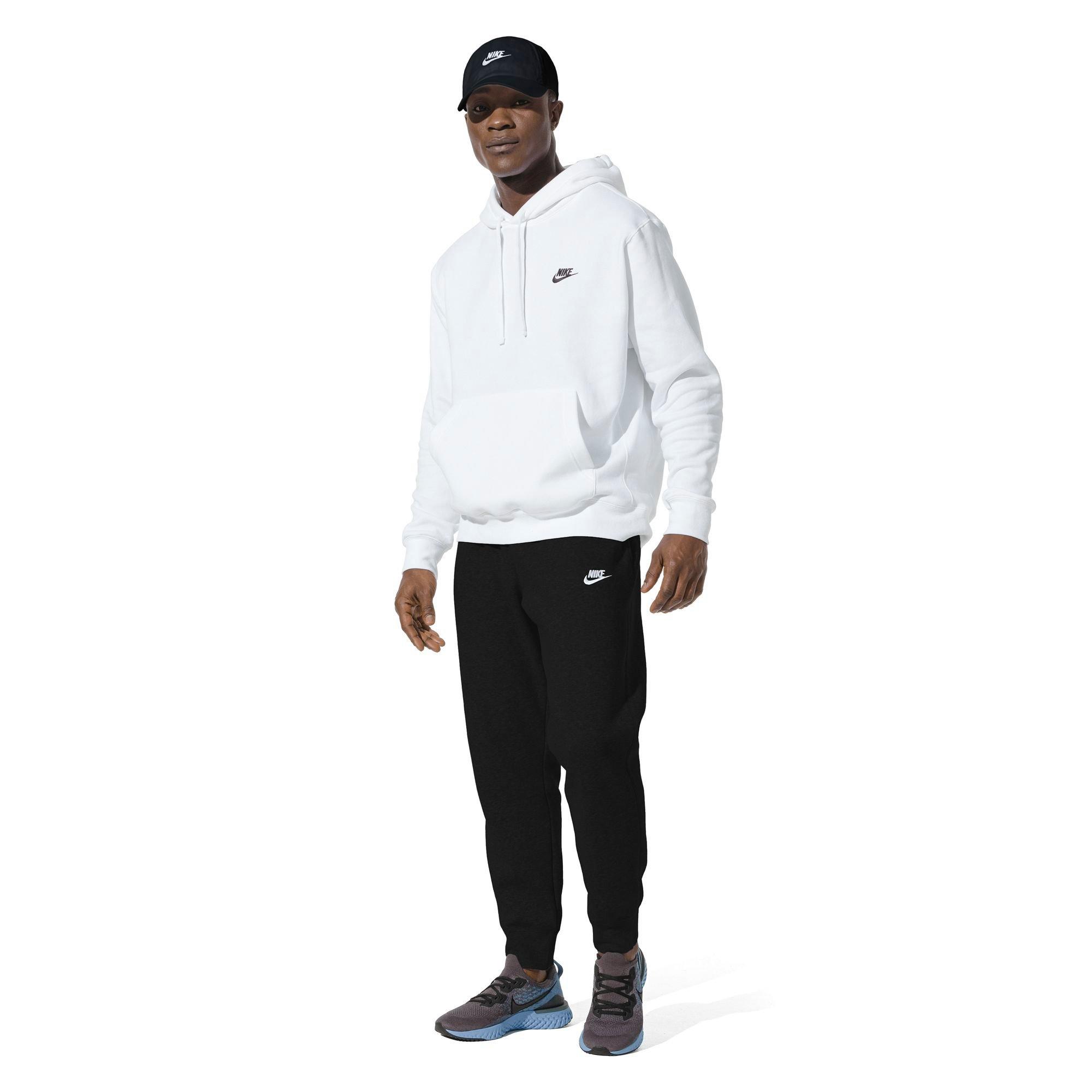 Nike Men's Sportswear Club Fleece Joggers - BLACK Thumbnail View 14