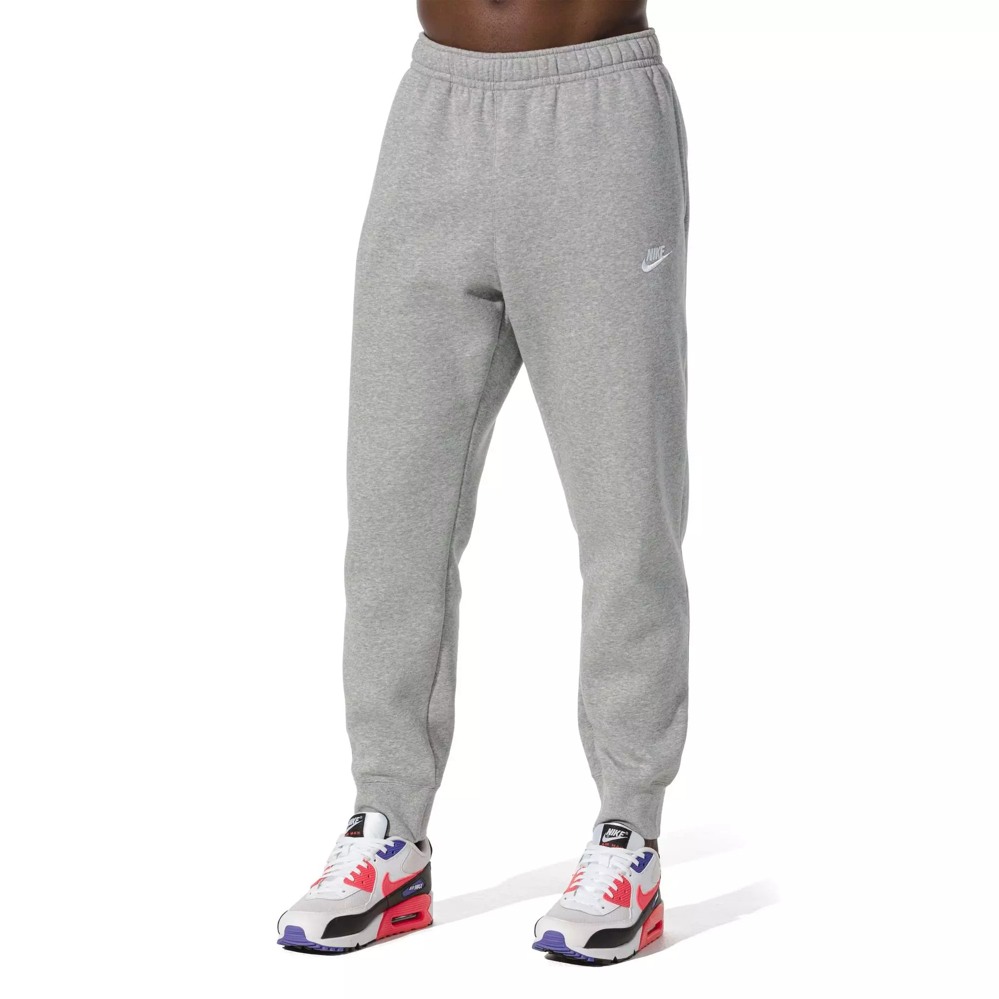 Nike Men's Sportswear Club Fleece Joggers - Grey - Hibbett