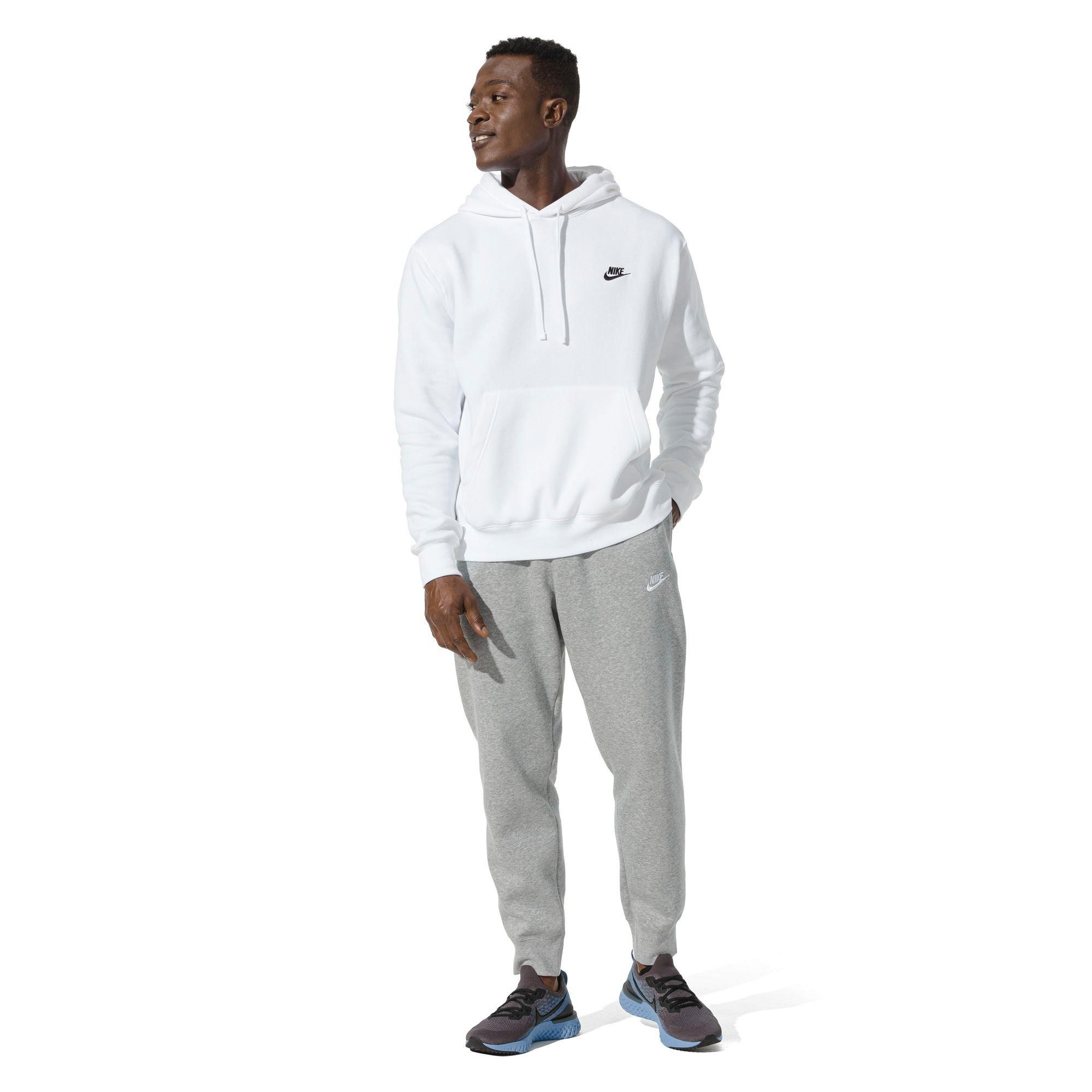 Nike Men's Sportswear Club Fleece Joggers - Grey - GREY Thumbnail View 2