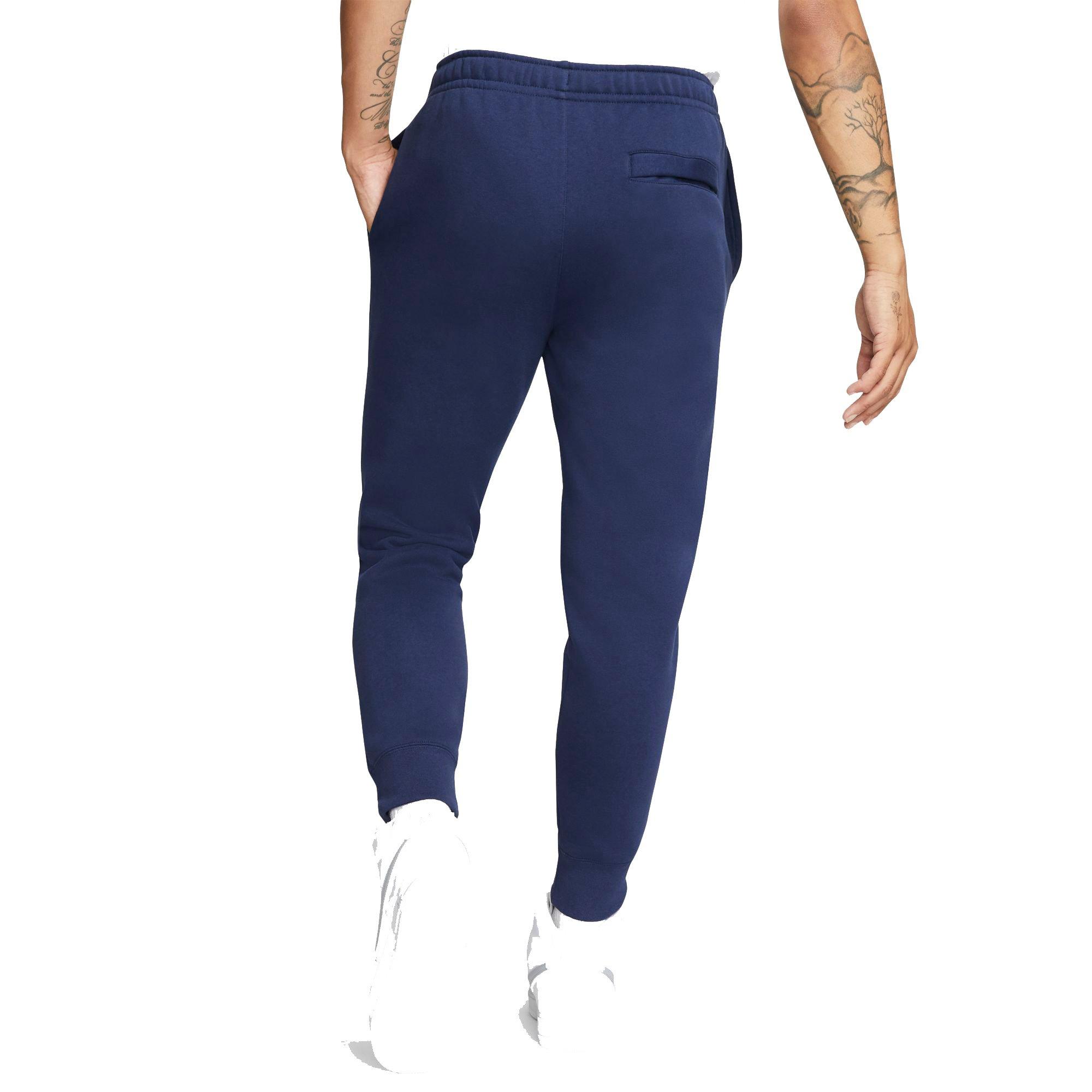 Navy blue best sale nike jogging pants