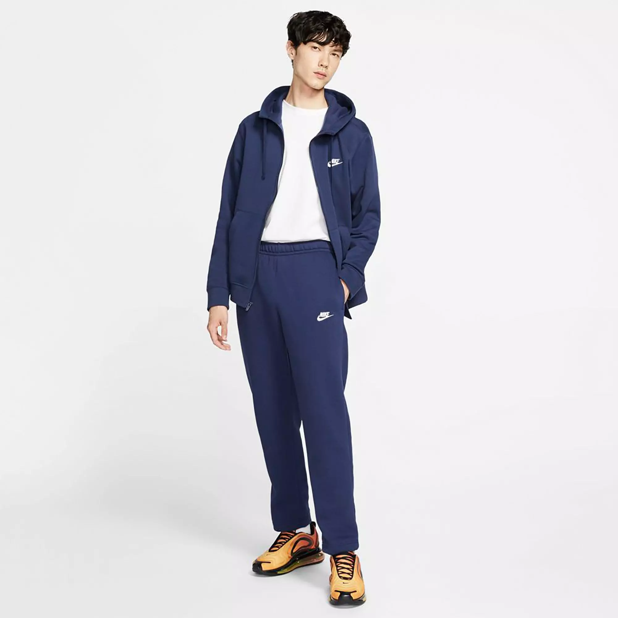 Nike Men's Sportswear Club Fleece Pant-Navy - NAVY