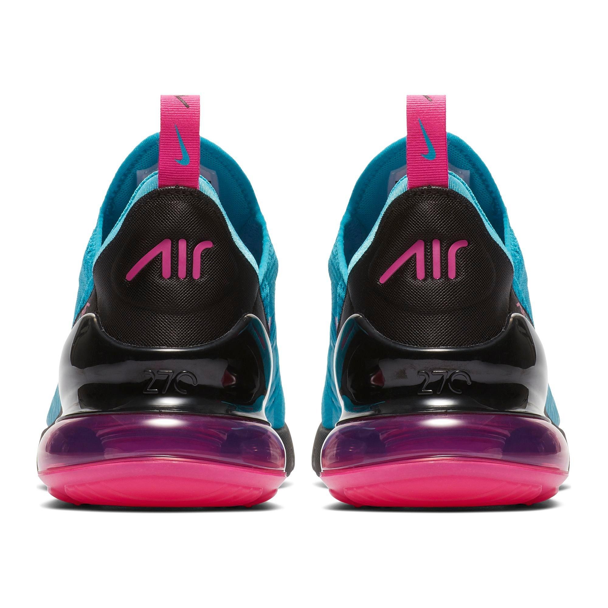 Nike Air Max 270 Light Blue Fury Laser Fuchsia Black Nike Air Max 270 Light Blue Fury Laser Hibbett City Minifabriek Com