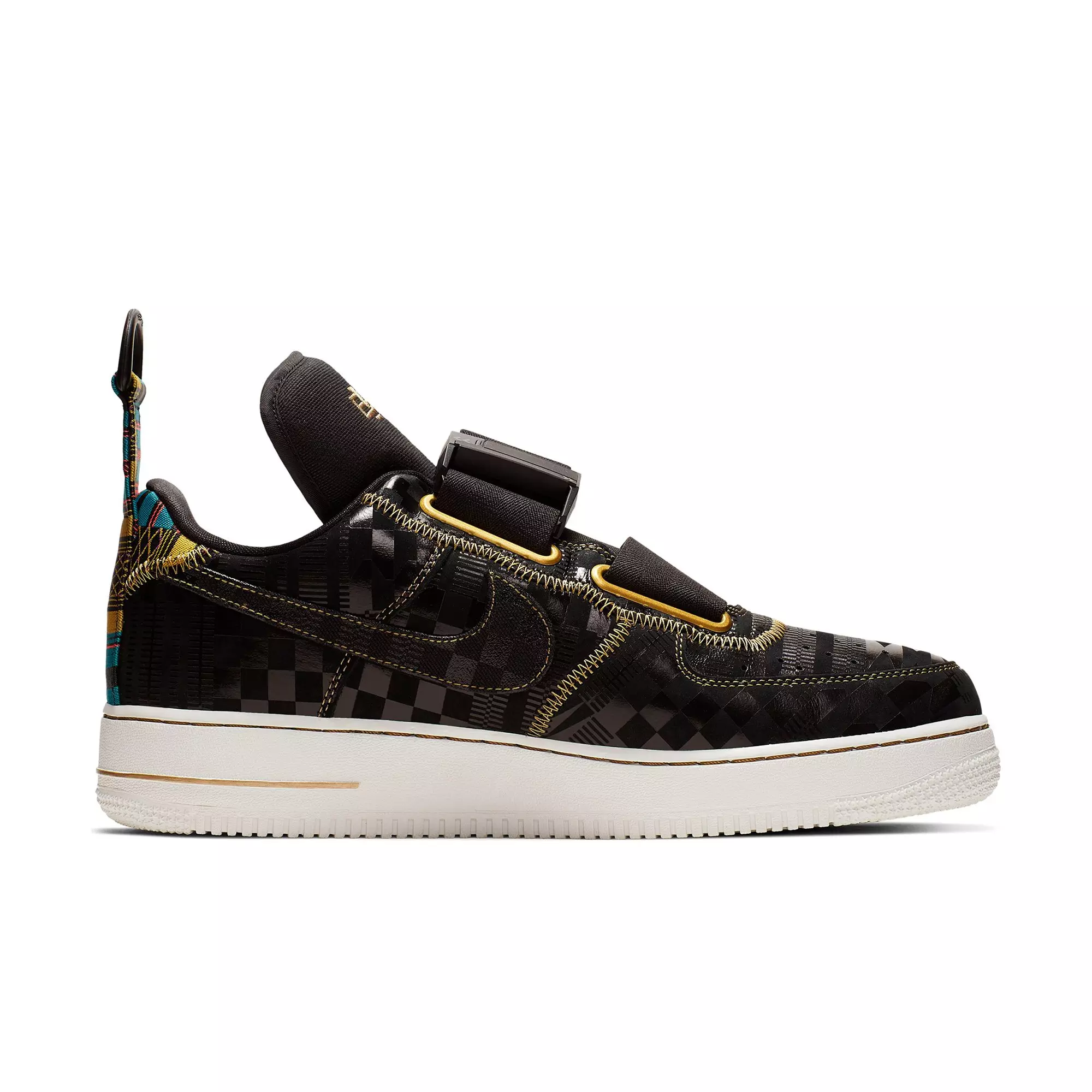 Nike Air Force 1 Utility Bhm QS "Black/Metallic Gold" Men's Shoe - BLACK