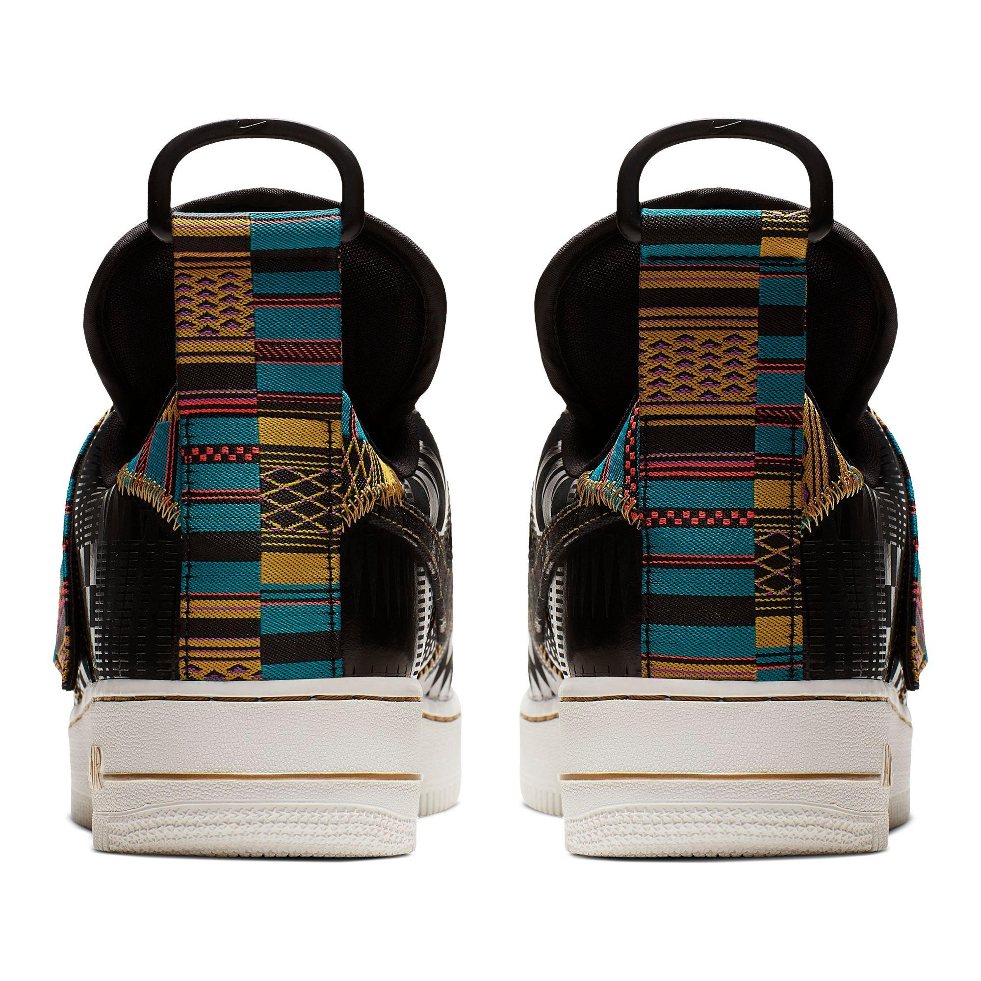 Nike Air Force 1 Utility Bhm QS "Black/Metallic Gold" Men's Shoe - BLACK Thumbnail View 4