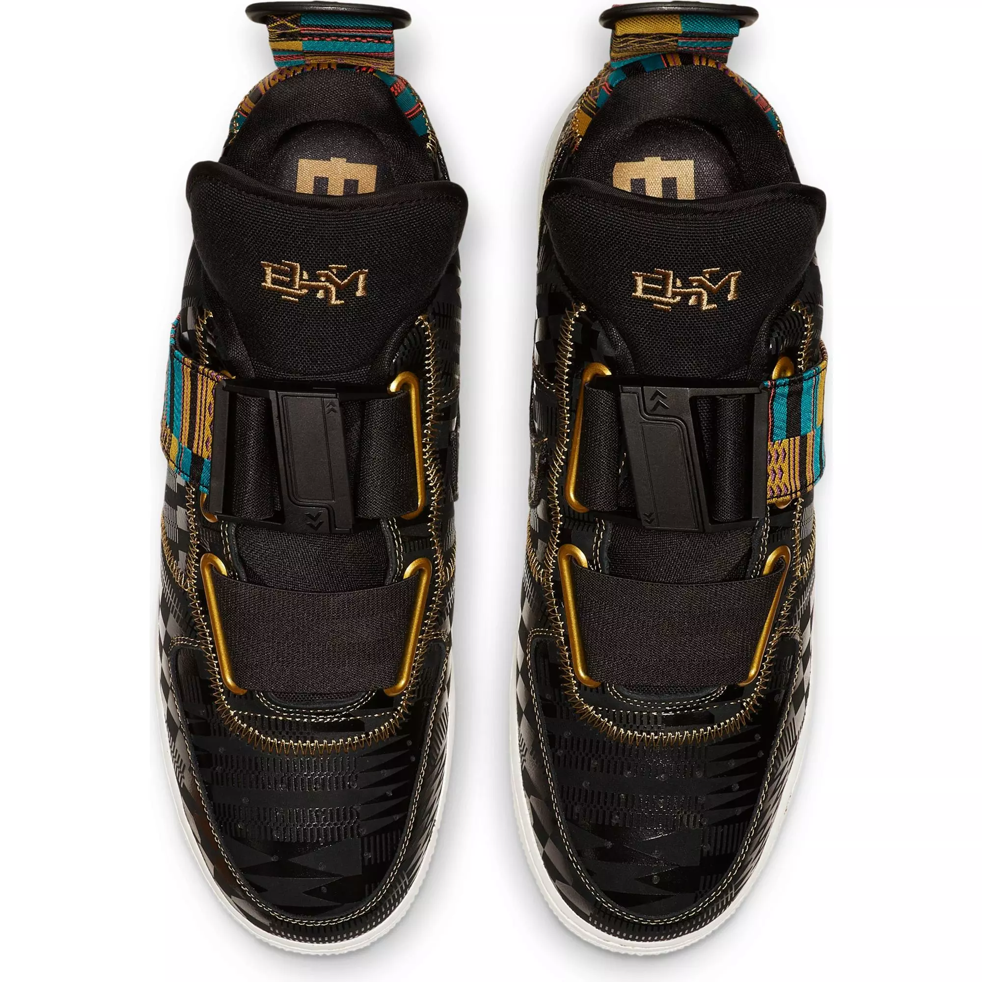 Nike Air Force 1 Utility Bhm QS "Black/Metallic Gold" Men's Shoe - BLACK