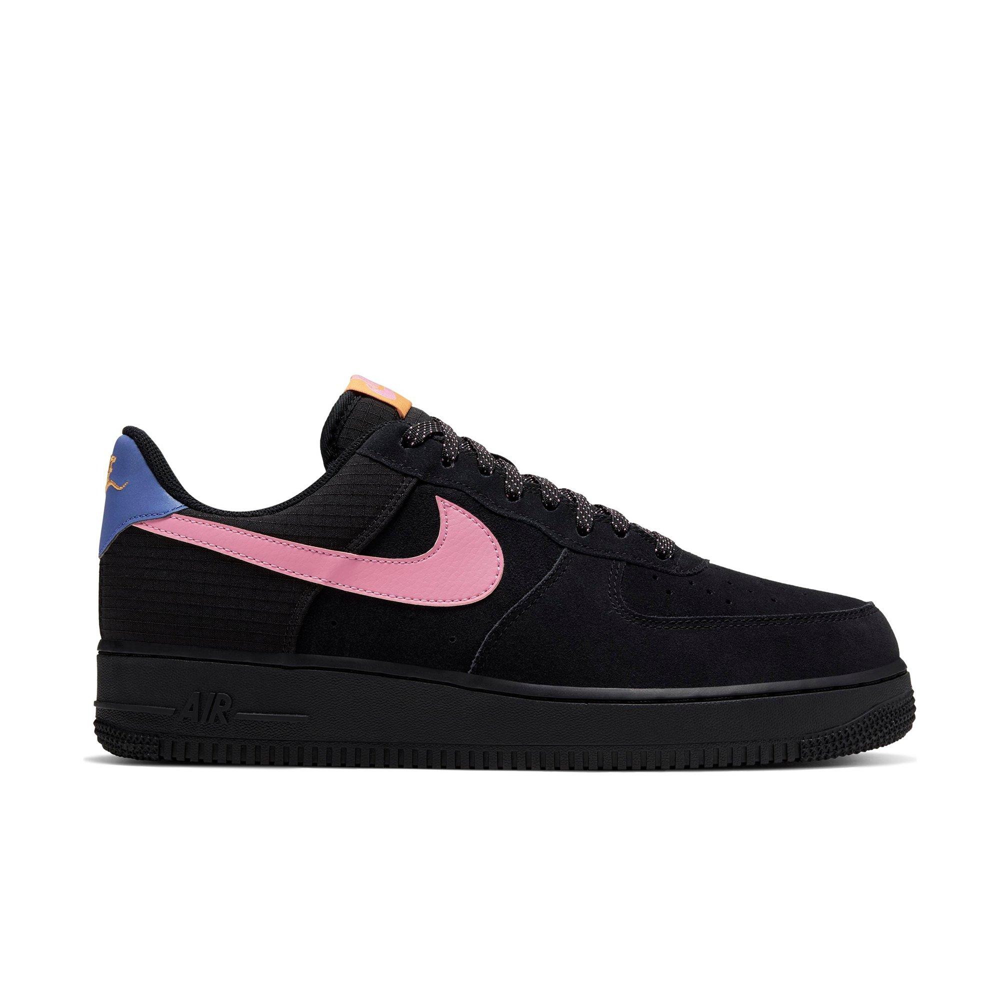 Nike Air Force 1 '07 LV8 "Black/Magic Flamingo" Men's Shoe - BLACK Thumbnail View 1