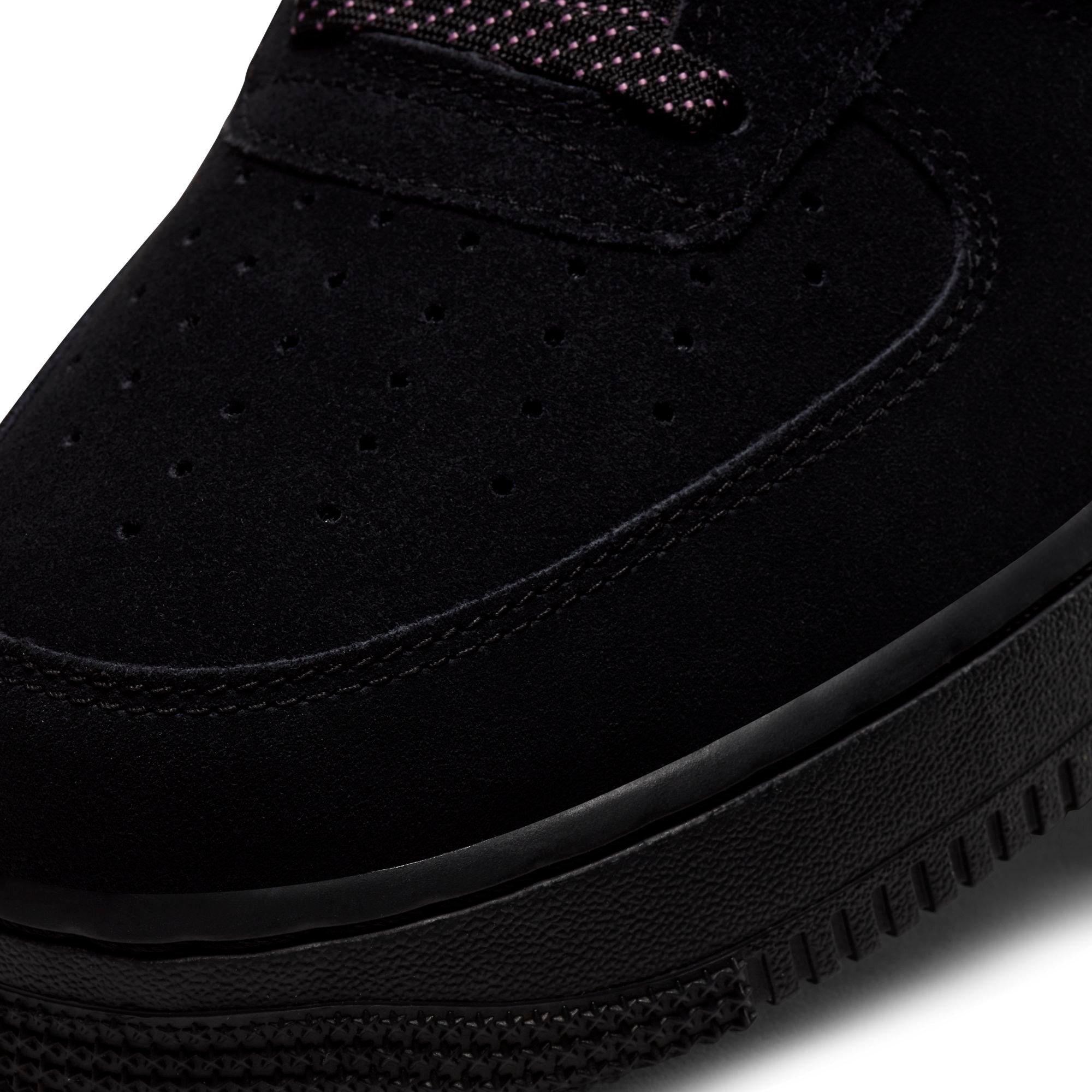 Nike Air Force 1 '07 LV8 "Black/Magic Flamingo" Men's Shoe - BLACK Thumbnail View 5