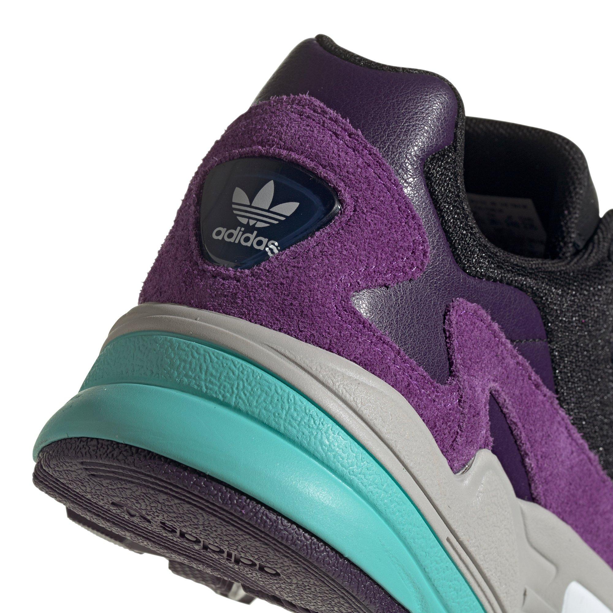 adidas falcon black purple