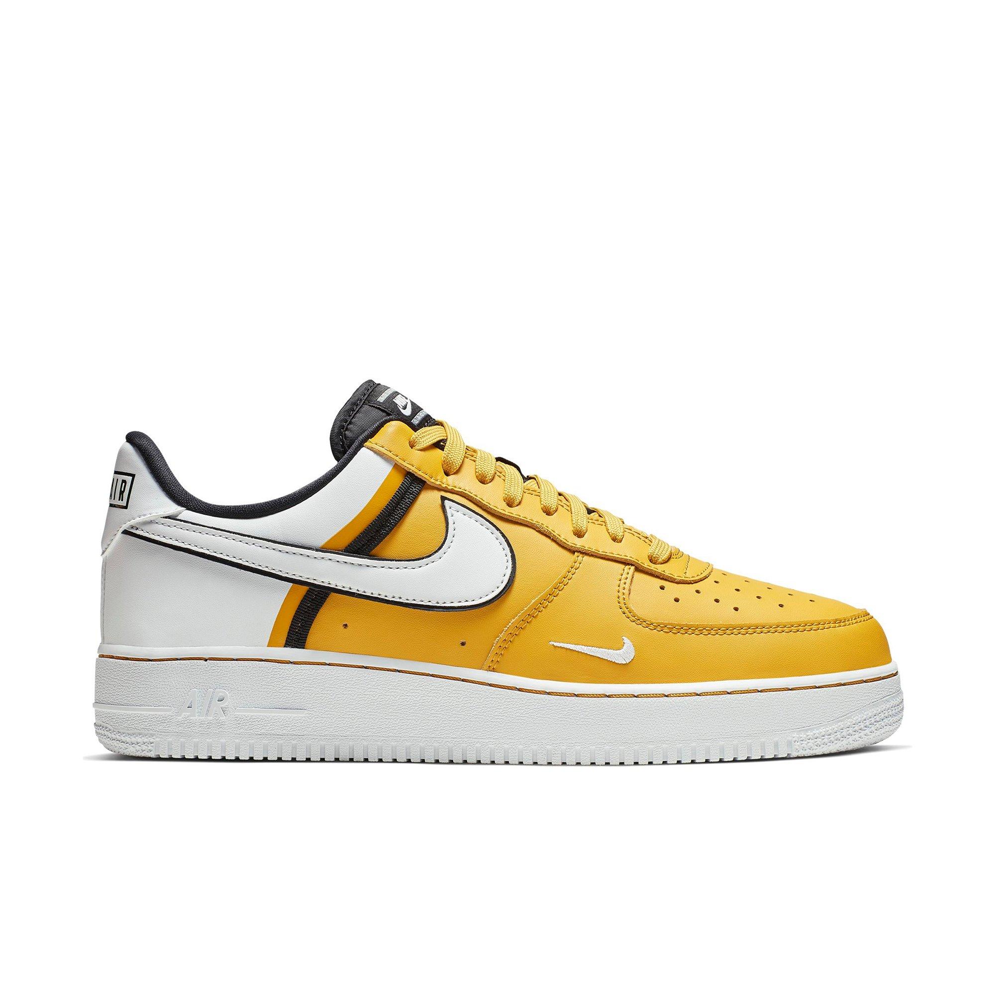 air force ones yellow and black
