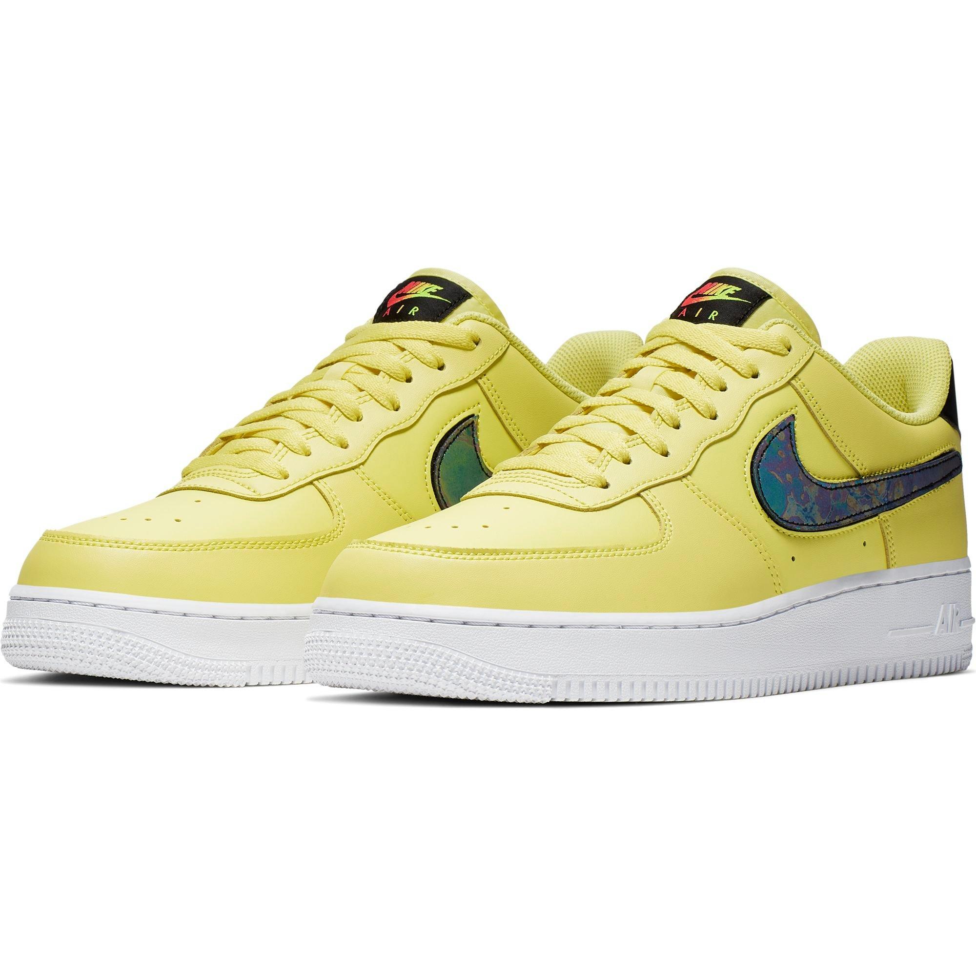 mens yellow air force ones