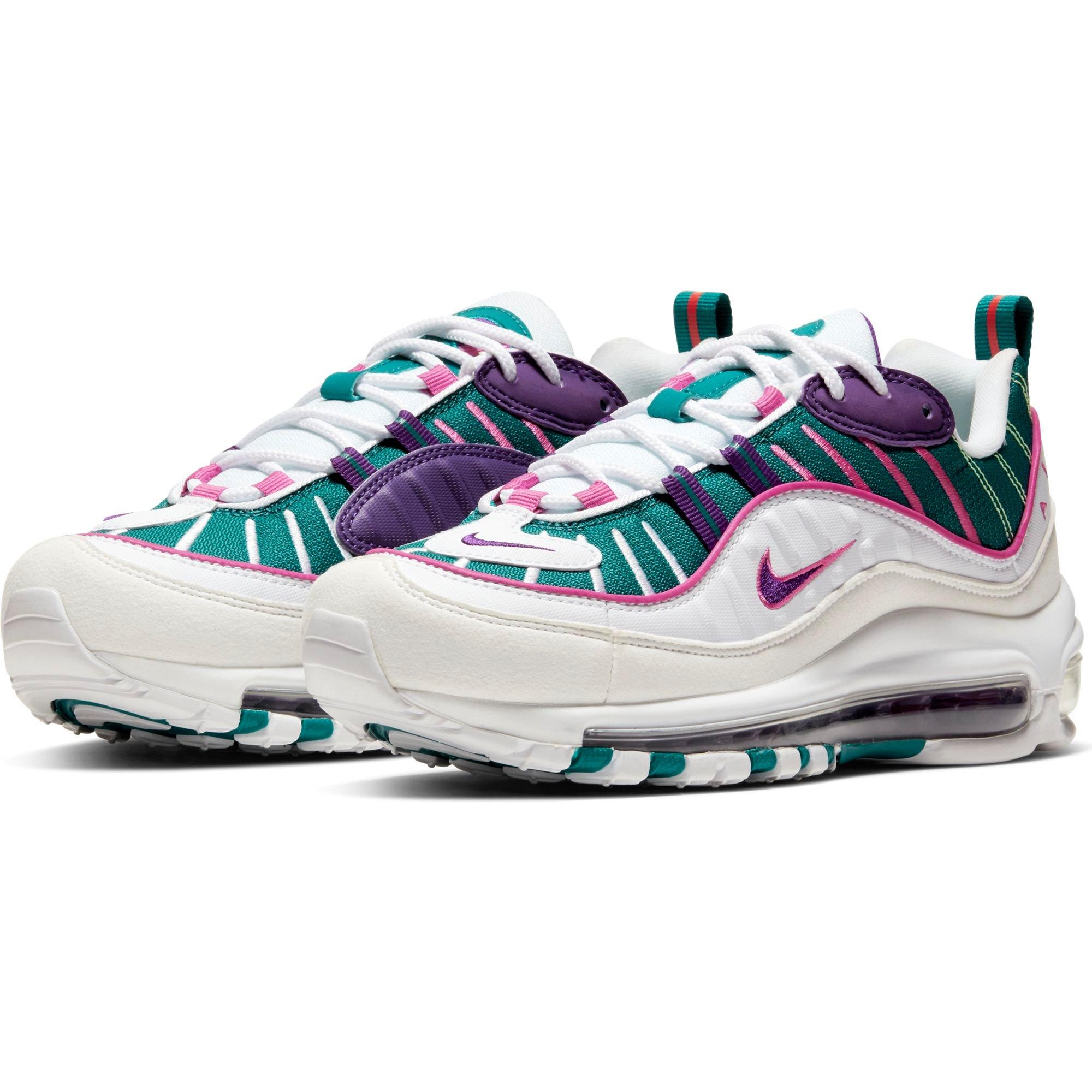 Nike Air Max 98 Bright Spruce Voltage Purple Women S Shoe Hibbett City Gear