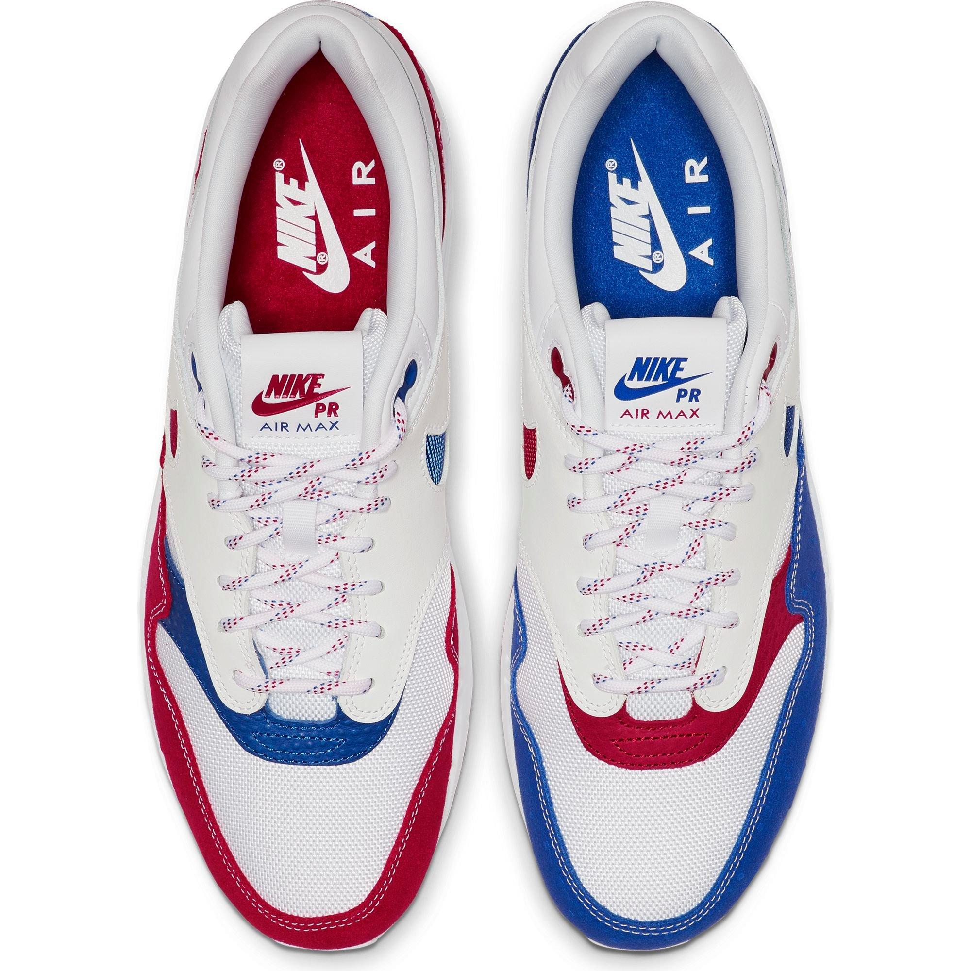 air max 1 red white