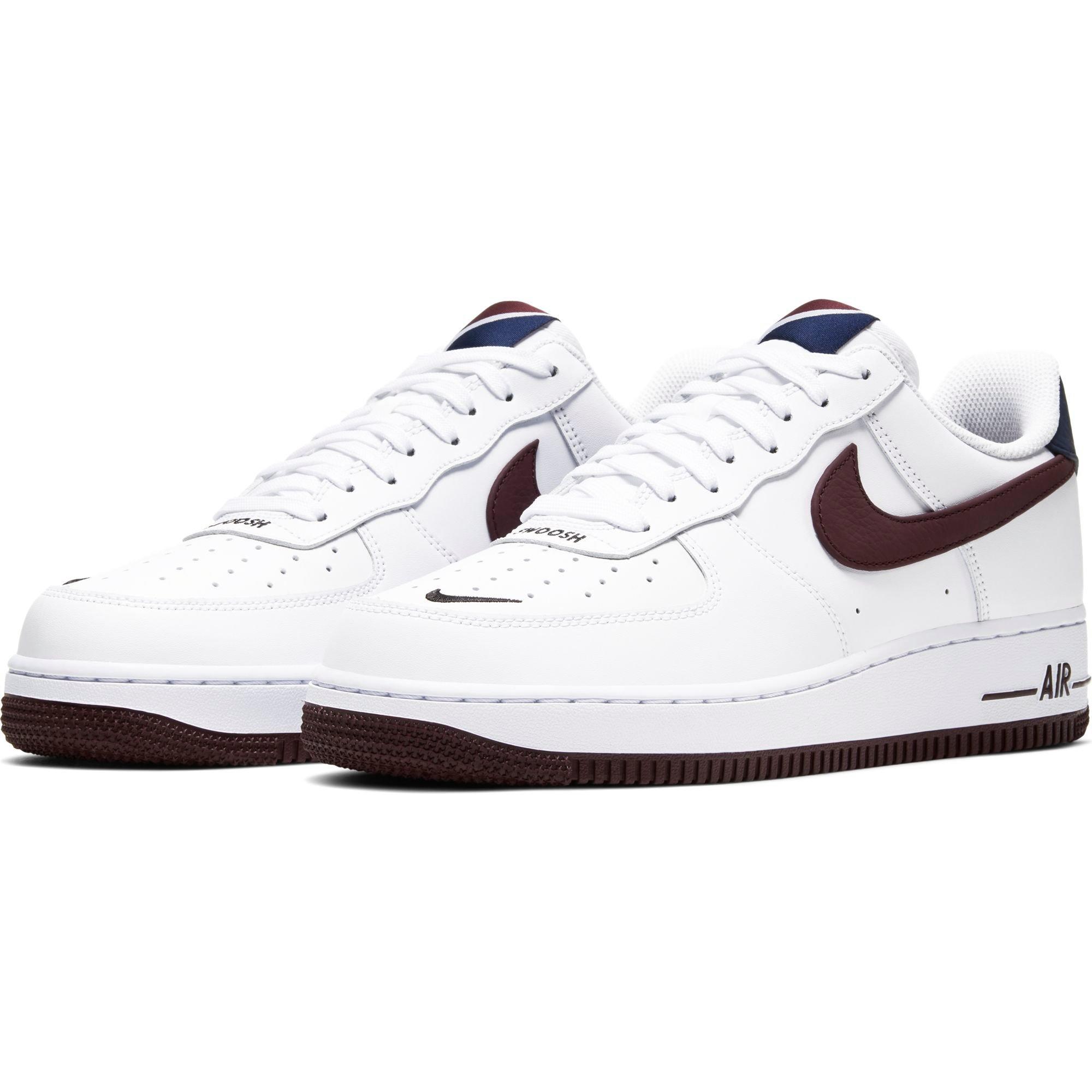 nike af1 maroon
