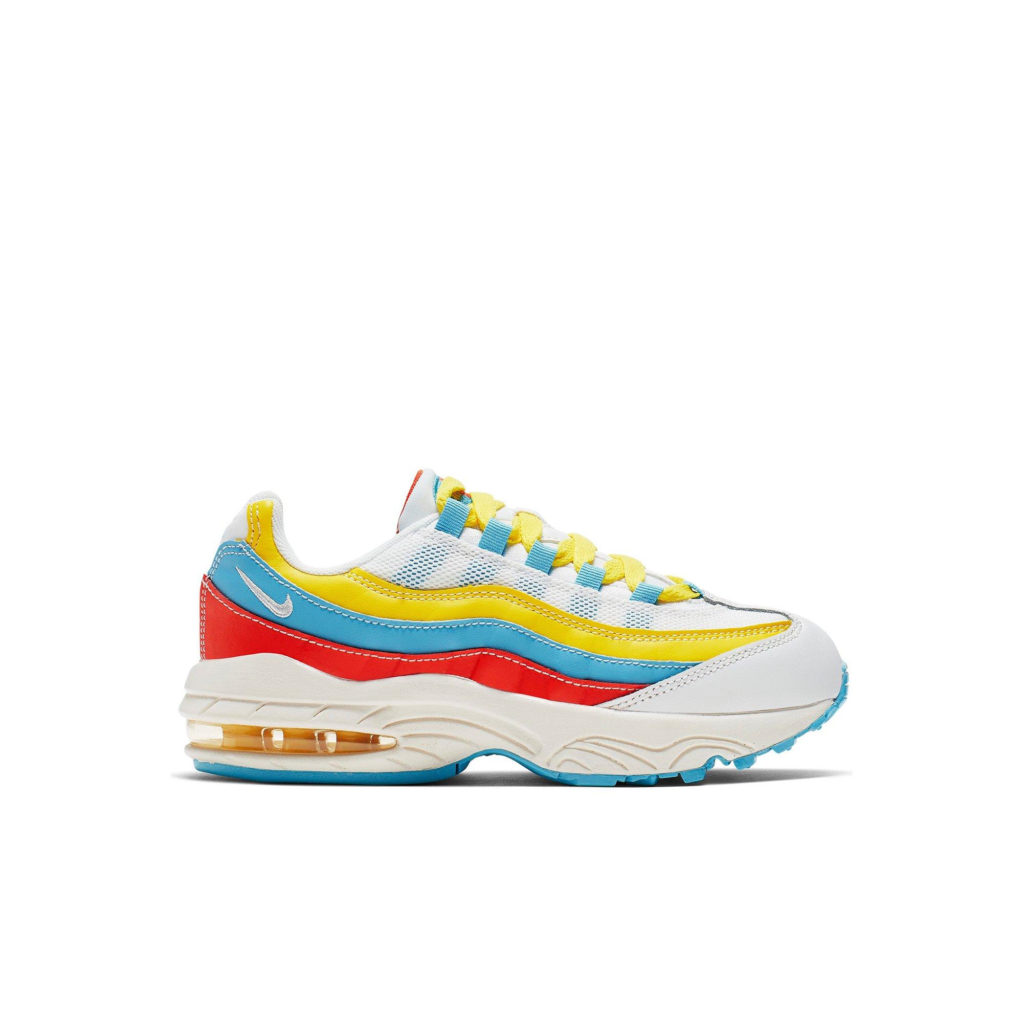 air max 95 yellow and blue