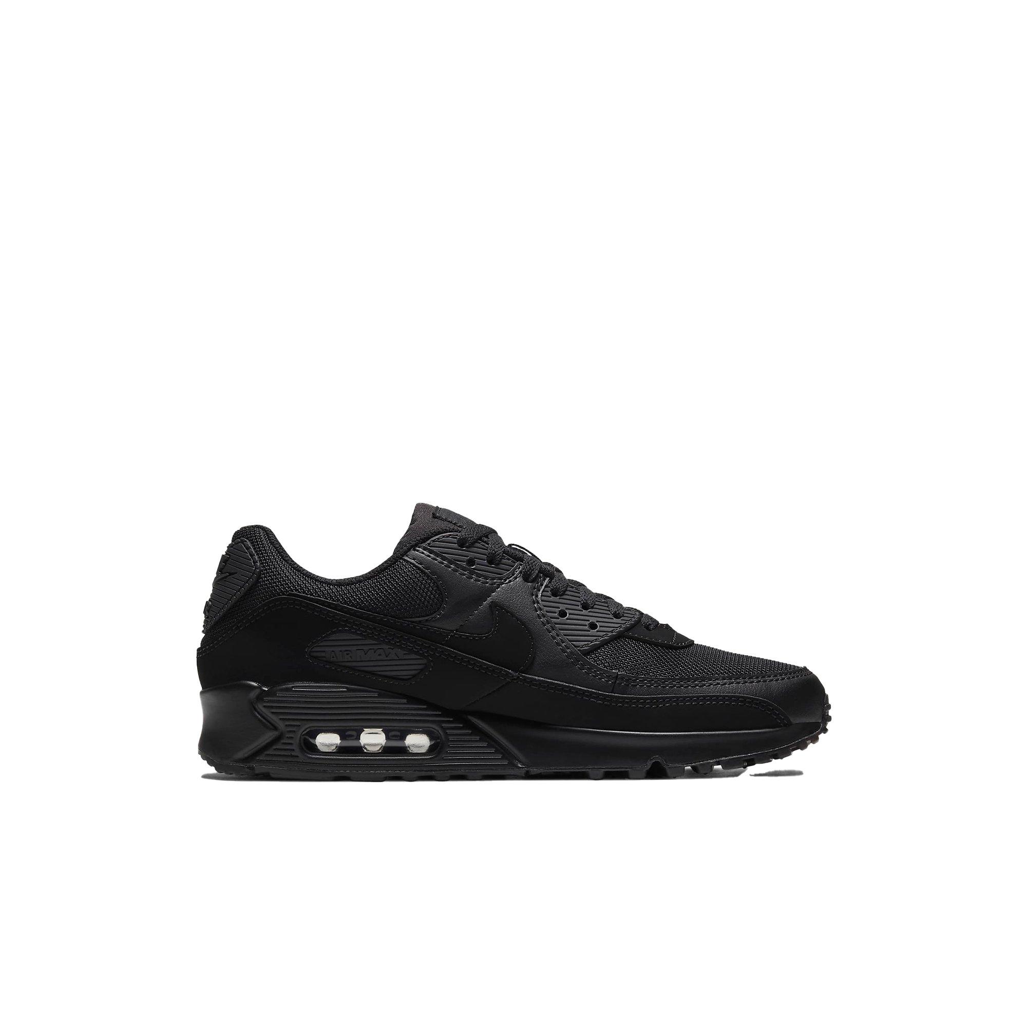 Nike Air Max 90 Black Mesh Men's Shoe - Hibbett