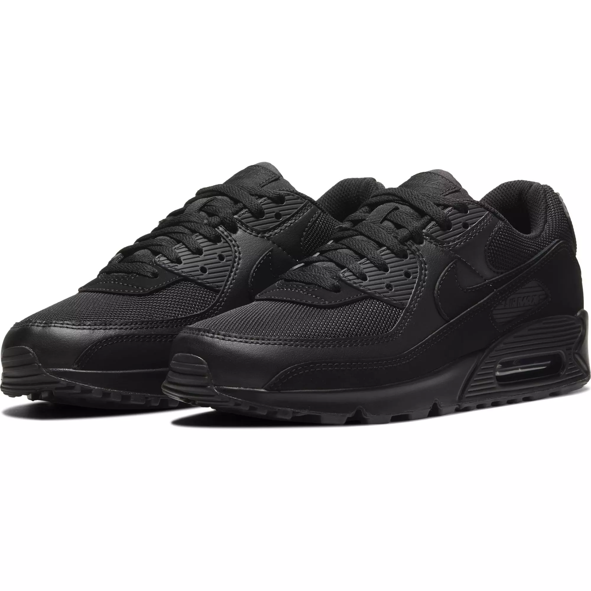 Nike Air Max 90 "Black" Mesh Men's Shoe - BLACK