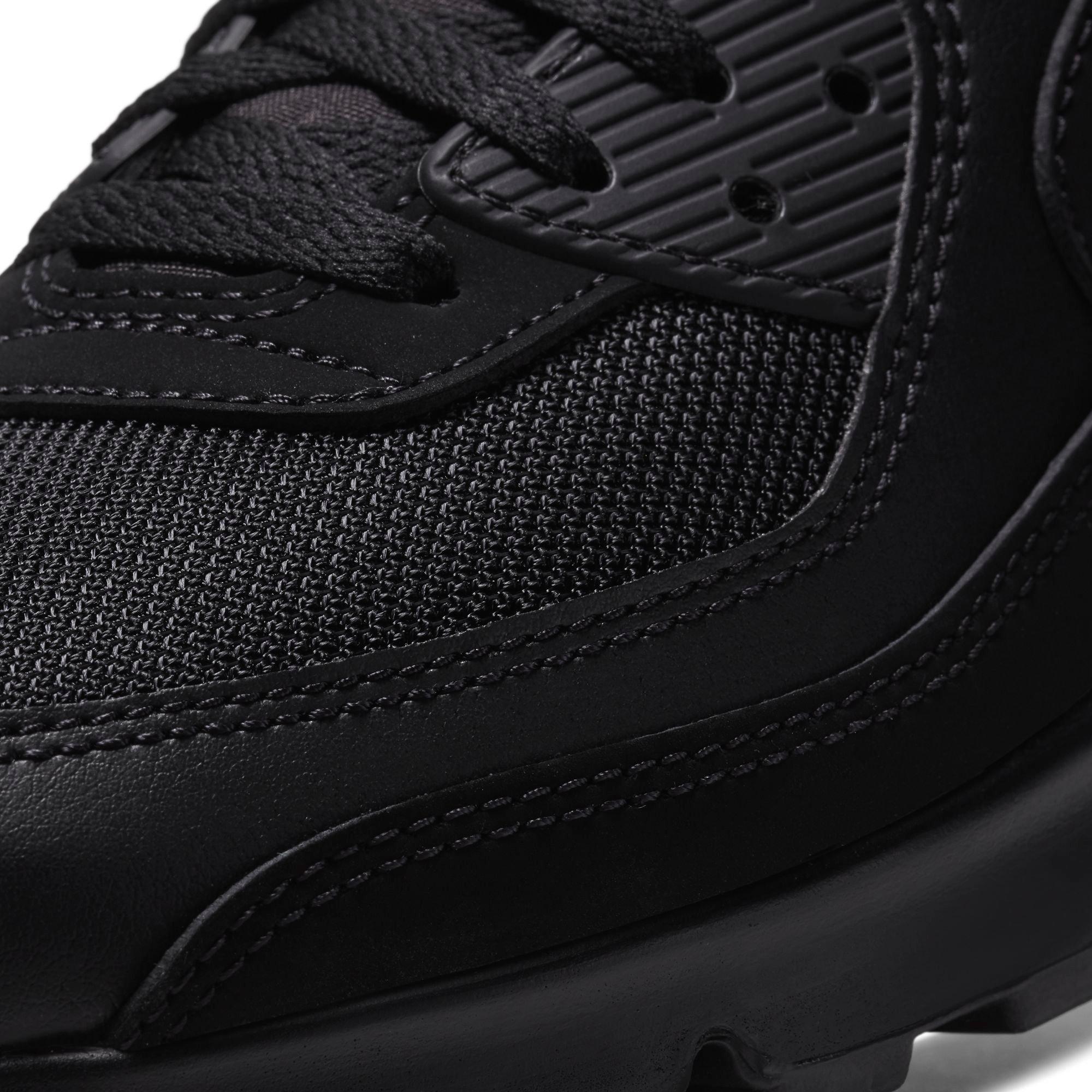 Nike Air Max 90 "Black" Mesh Men's Shoe - BLACK Thumbnail View 9