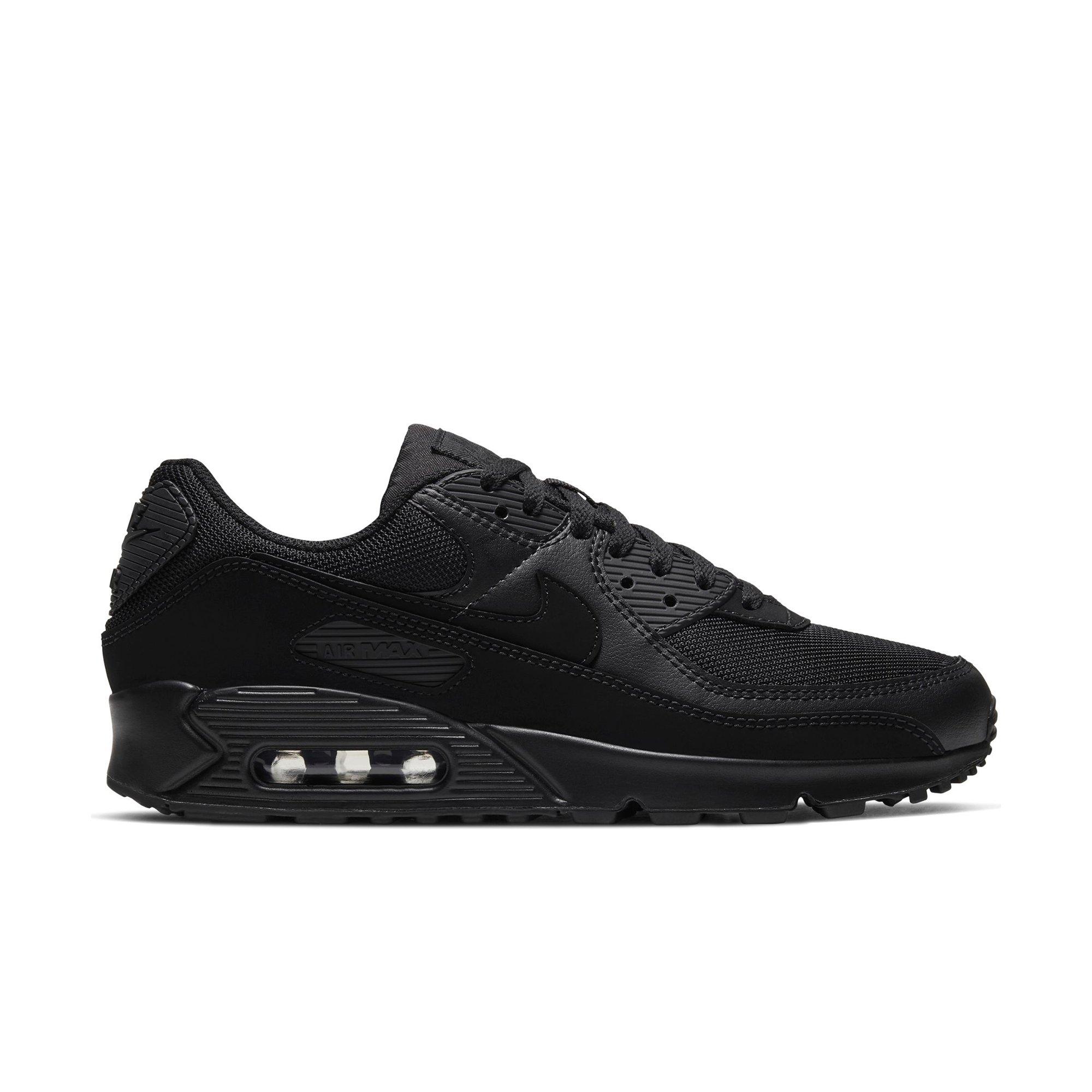 Nike Air Max 90 Black Mesh Men's Shoe - Hibbett