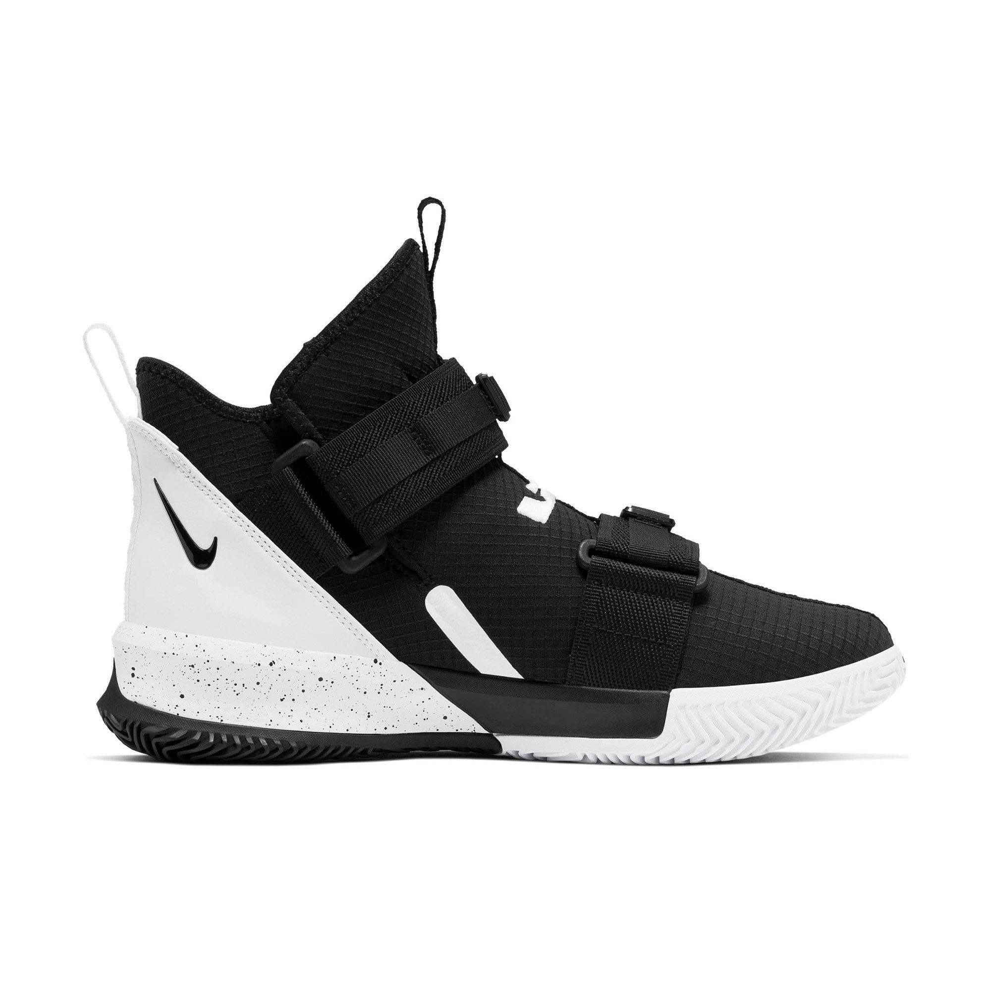 lebron 13 soldier black and white