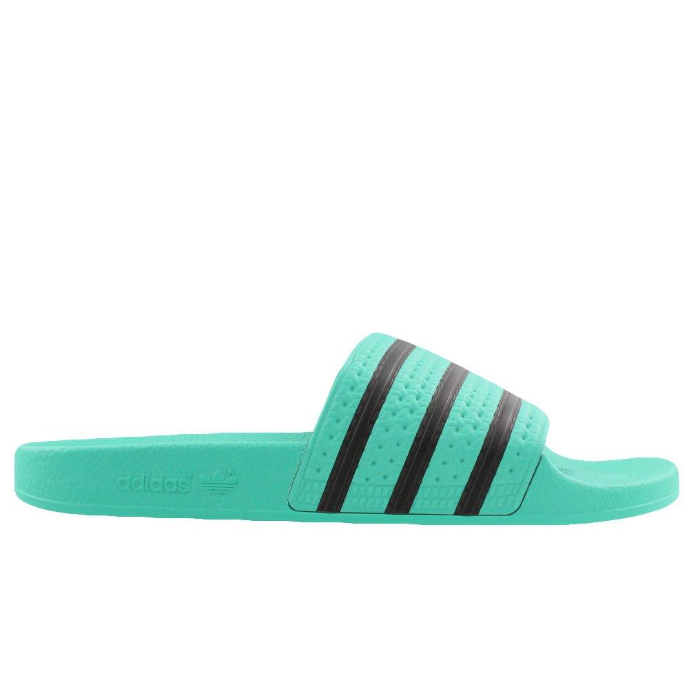 turquoise adidas slides