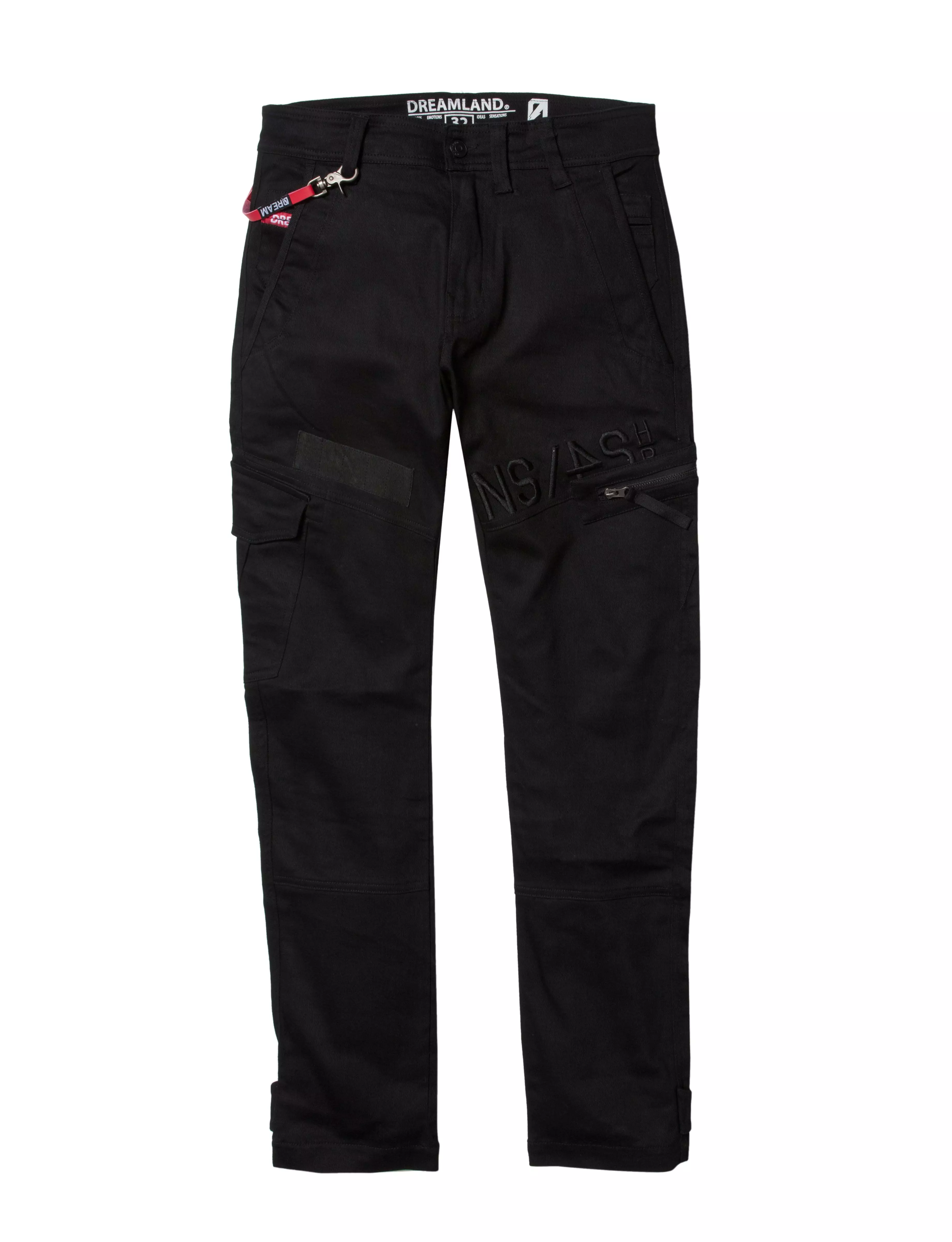 Dreamland Men's Flock Of Seagulls Black Slim Fit Jeans - BLACK