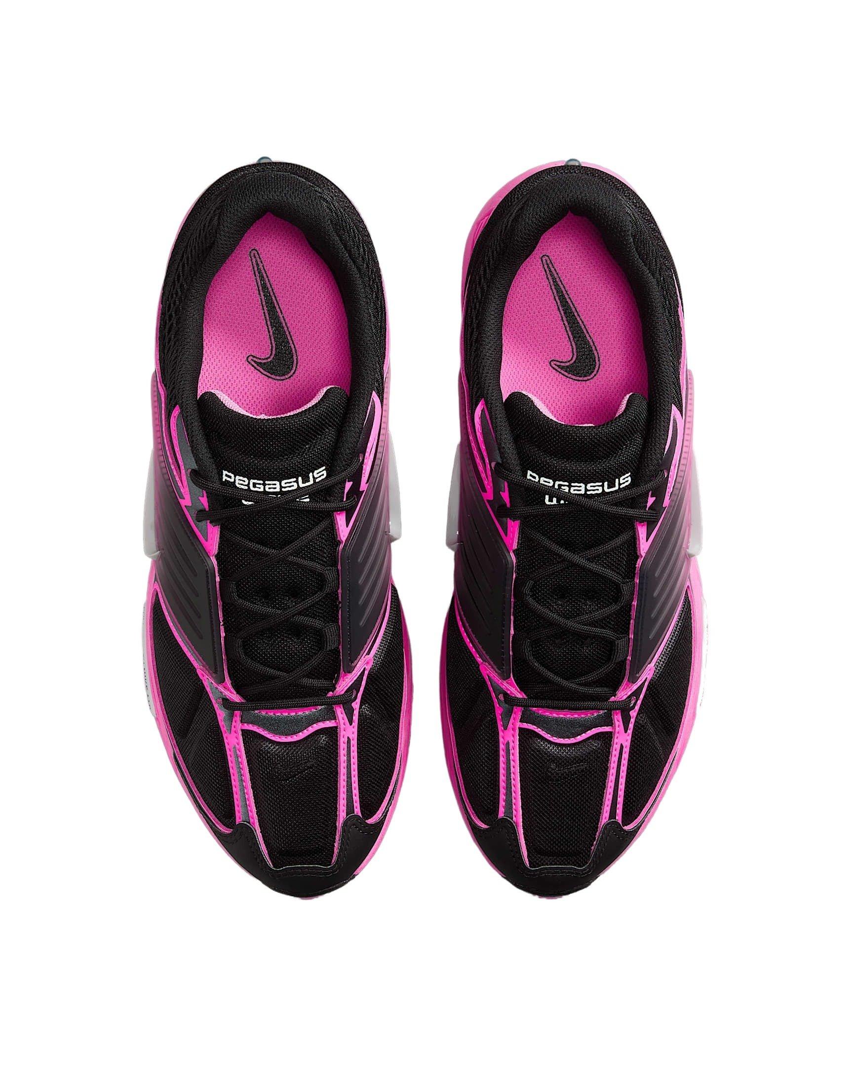 Nike Air Pegasus Wave "Black/Pink Blast/Metallic Platinum" Men's Shoe - BLACK/PINK/PLATINUM Thumbnail View 3