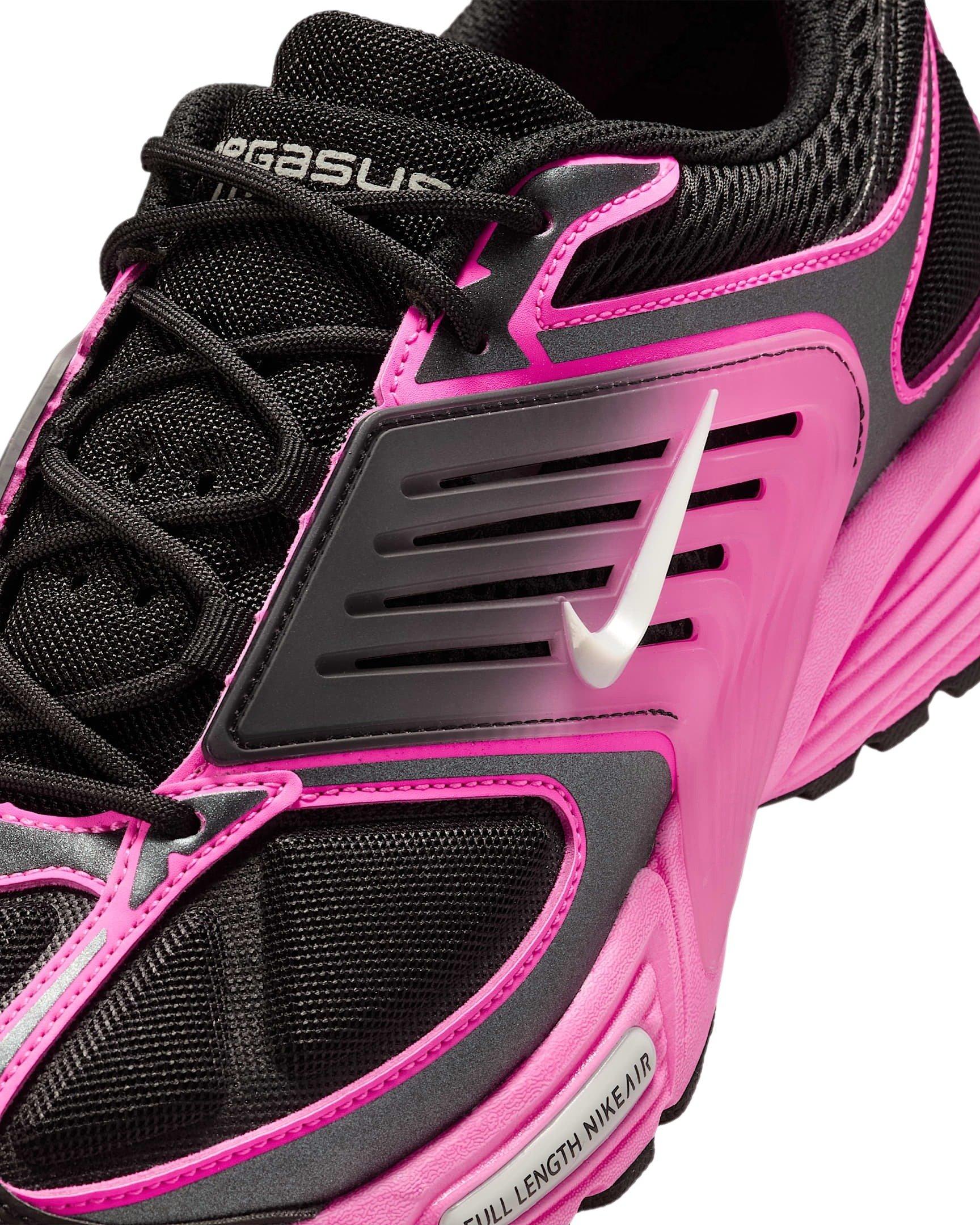 Nike Air Pegasus Wave "Black/Pink Blast/Metallic Platinum" Men's Shoe - BLACK/PINK/PLATINUM Thumbnail View 6