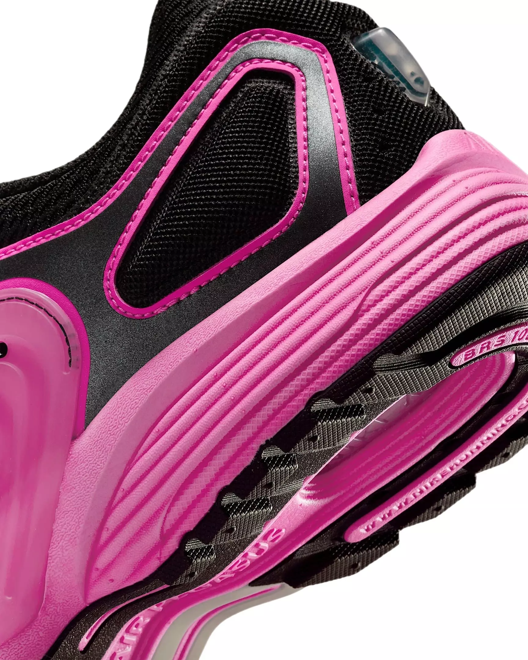 Nike Air Pegasus Wave "Black/Pink Blast/Metallic Platinum" Men's Shoe - BLACK/PINK/PLATINUM