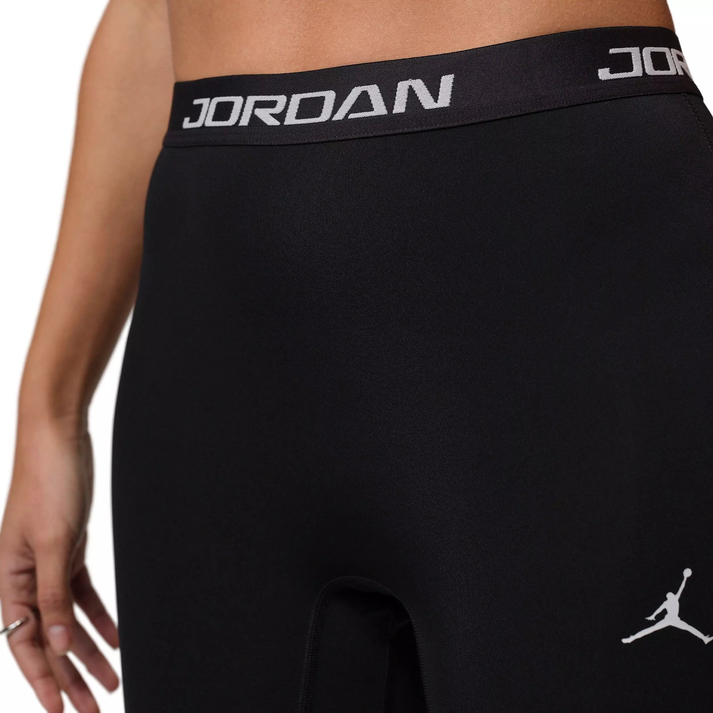 Jordan Women's Sport High-Rise Single-Leg Basketball Tights - Black - BLACK