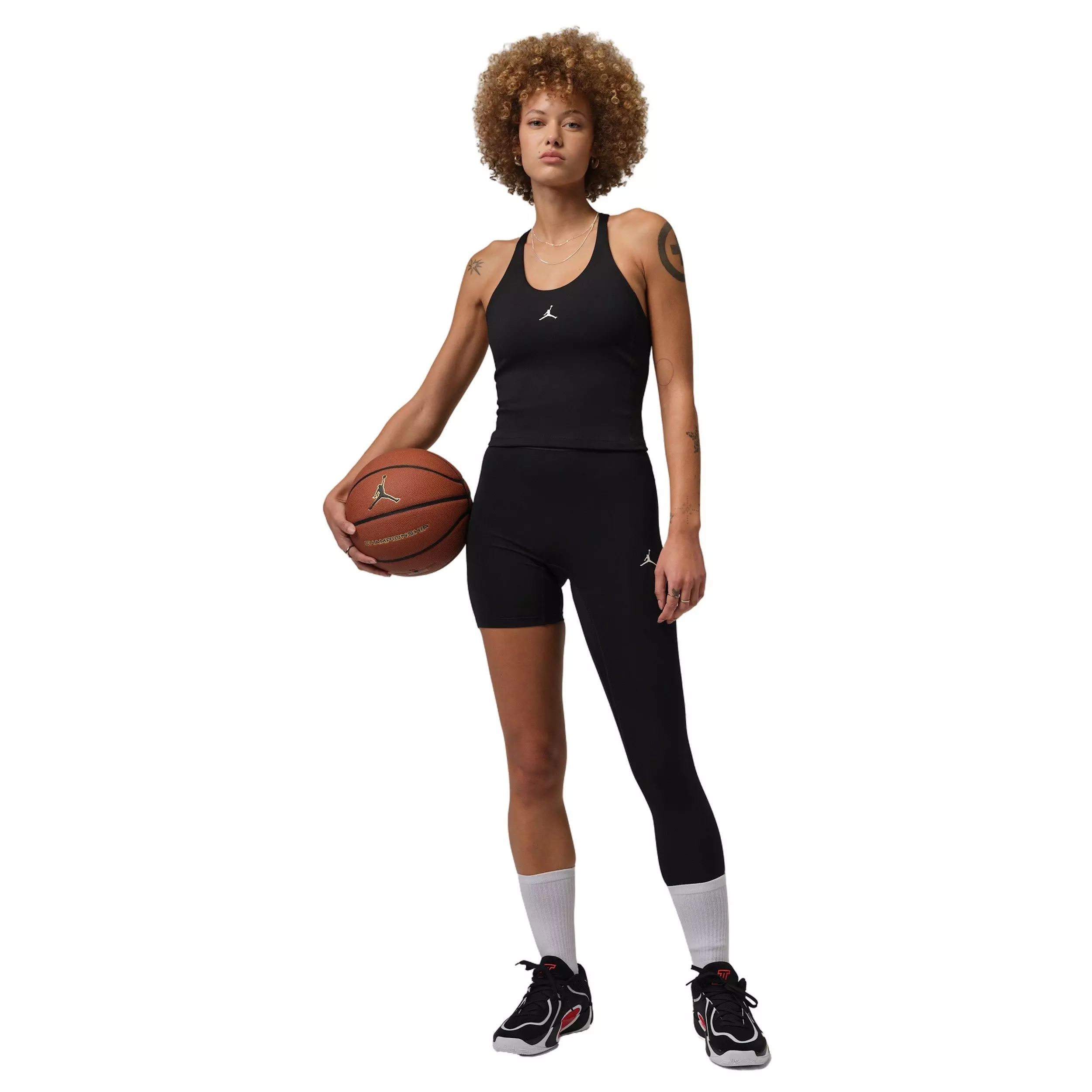 Jordan Women's Sport High-Rise Single-Leg Basketball Tights -Black - BLACK