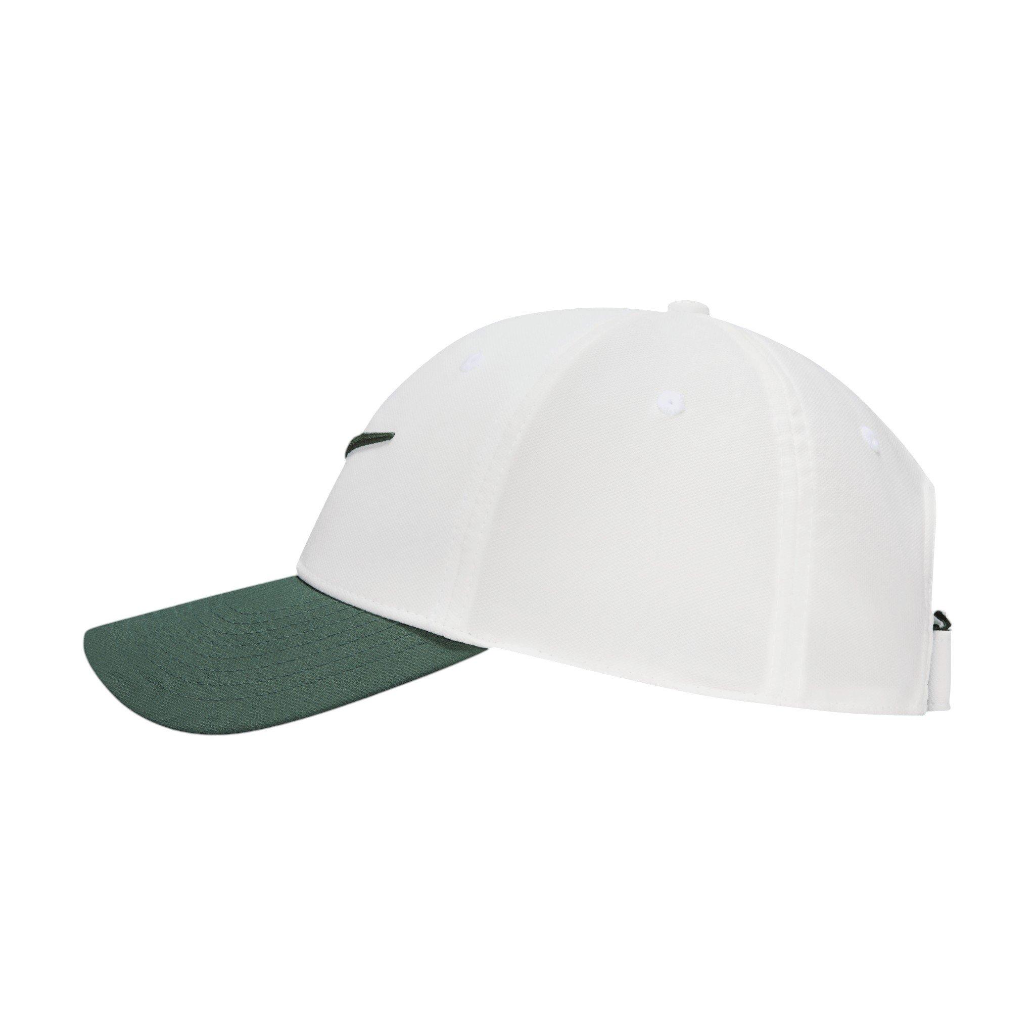 Nike Dri-FIT Club Structured Swoosh Hat - White/Green - WHITE/GREEN
