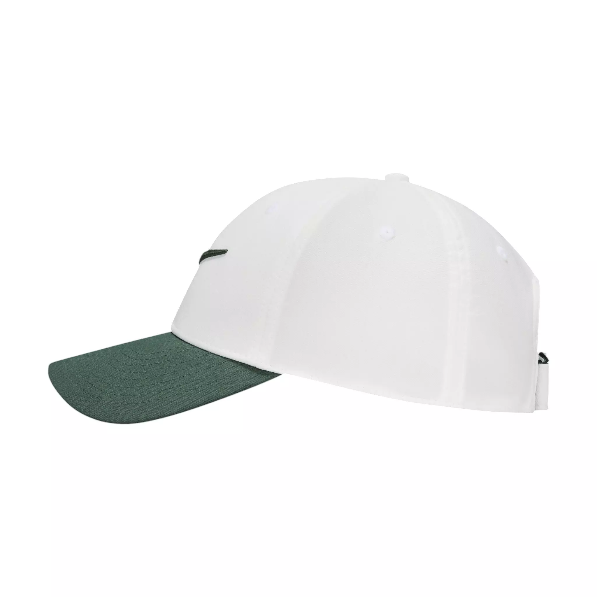 Nike Dri-FIT Club Structured Swoosh Hat - White/Green - WHITE/GREEN