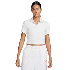 Nike Women's Sportswear Essential Short-Sleeve Polo Top