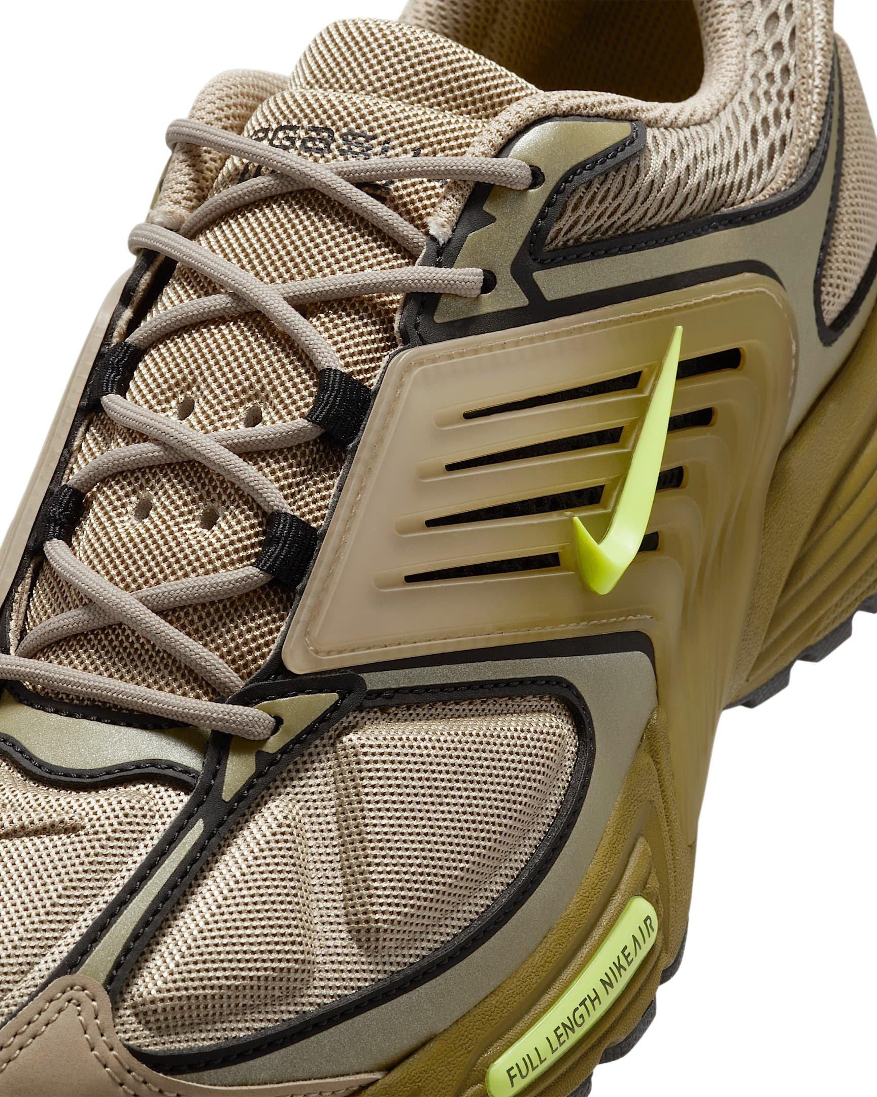 Nike Air Pegasus Wave "Khaki/Pacific Moss/Olive Flak/Volt" Men's Shoe - KHAKI/MOSS/OLIVE/VOLT Thumbnail View 6